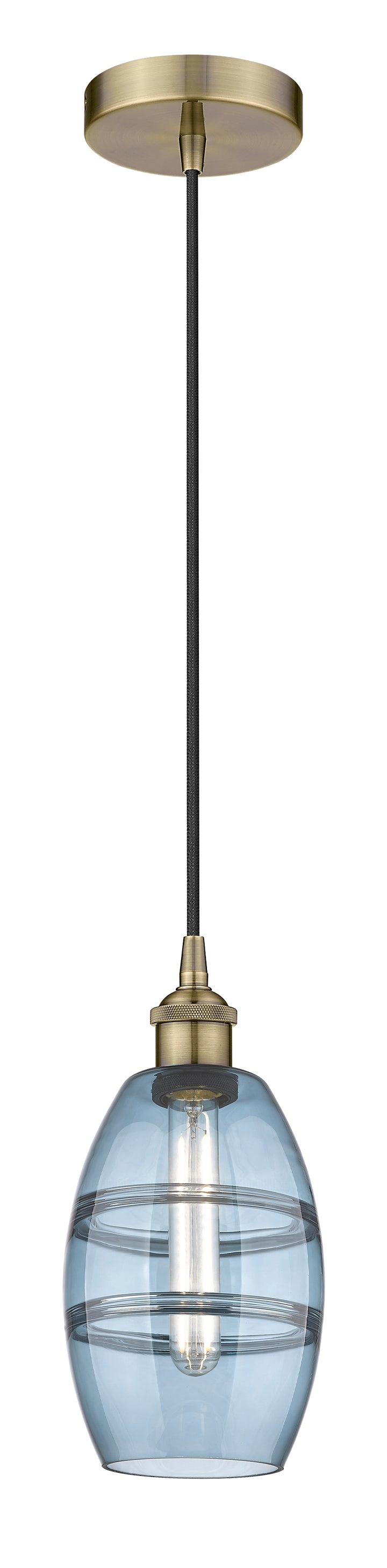 Innovations Lighting Vaz 6" Mini Pendant - Antique Brass Mini-Pendants Innovations Lighting   