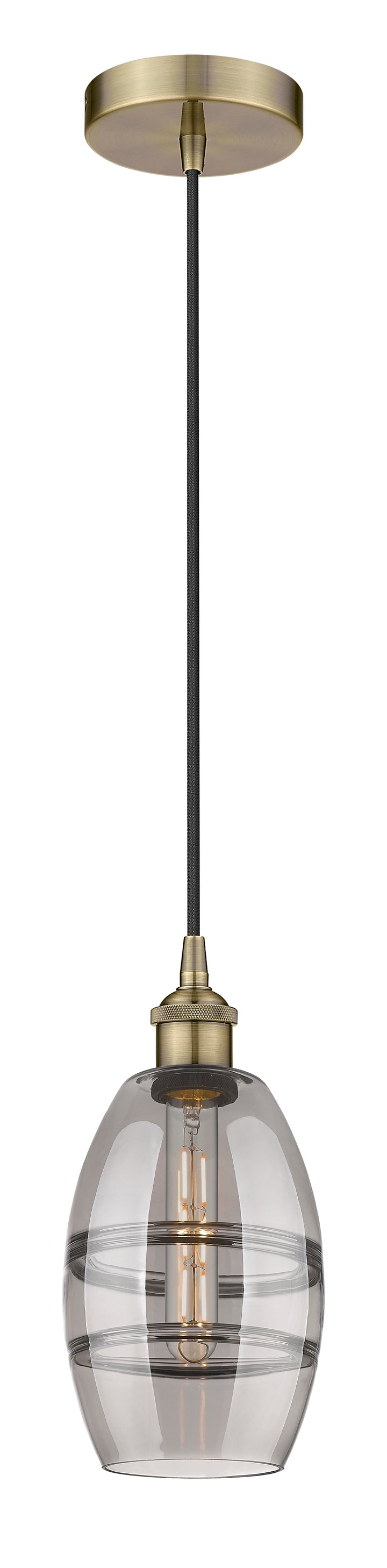 Innovations Lighting Vaz 6" Mini Pendant - Antique Brass Mini-Pendants Innovations Lighting   