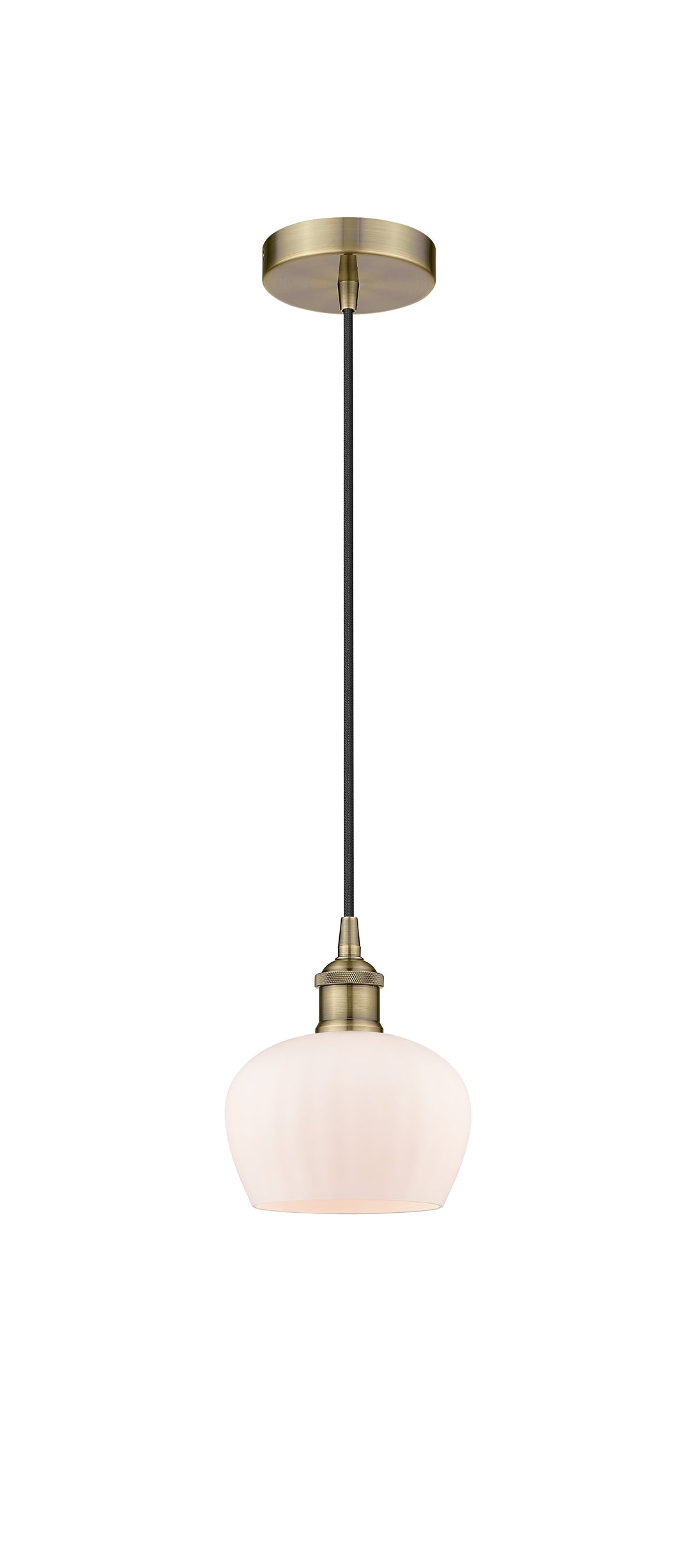 Innovations Lighting Fenton 6.5" Mini Pendant - Antique Brass