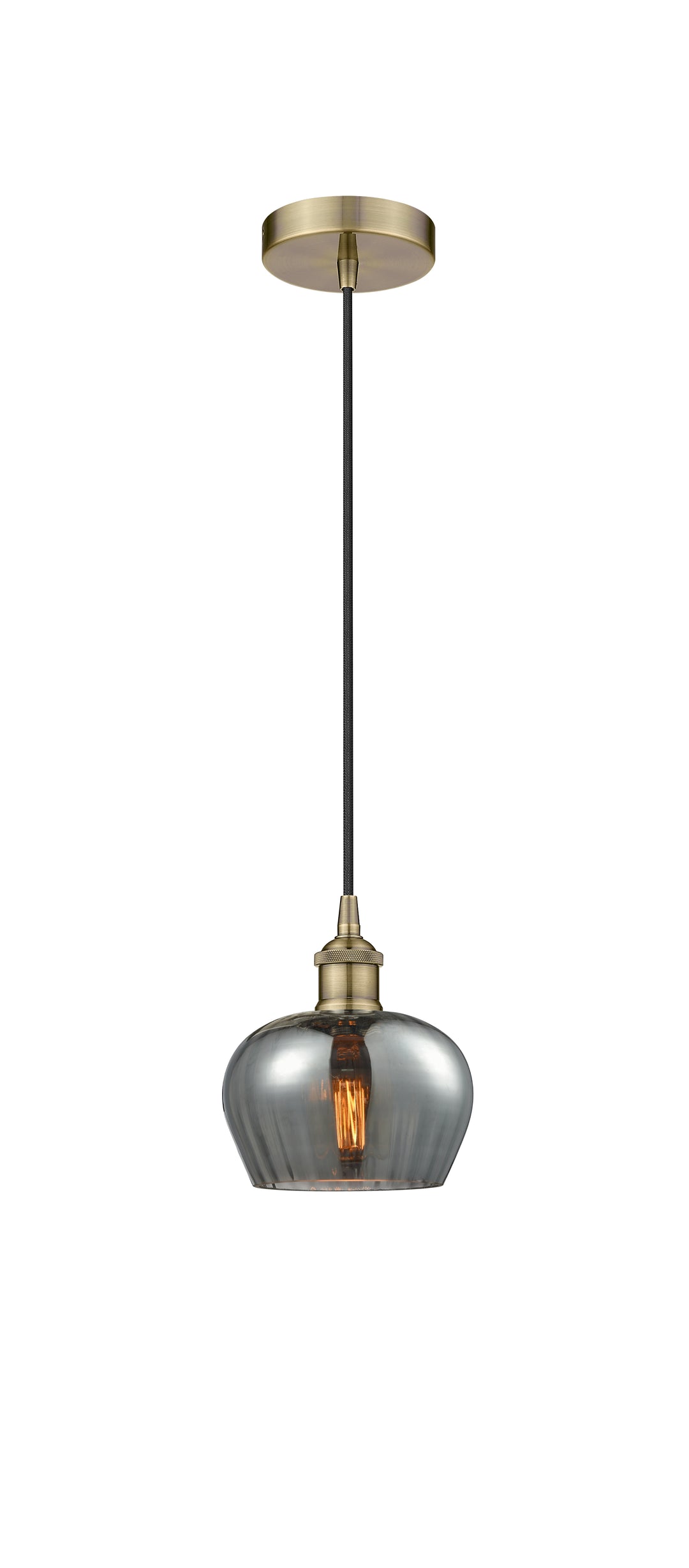 Innovations Lighting Fenton 6.5" Mini Pendant - Antique Brass