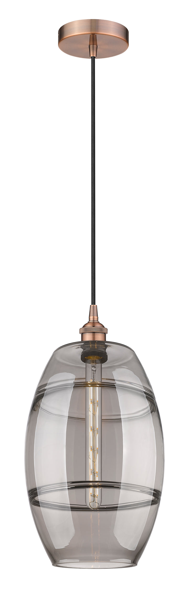 Innovations Lighting Vaz 10" Mini Pendant - Antique Copper