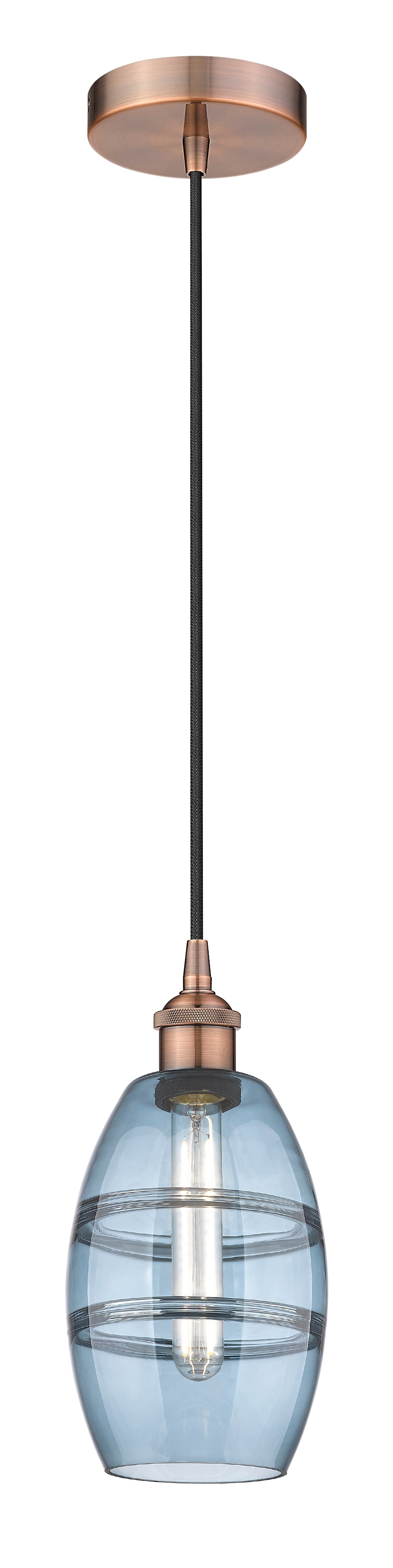 Innovations Lighting Vaz 6" Mini Pendant - Antique Copper