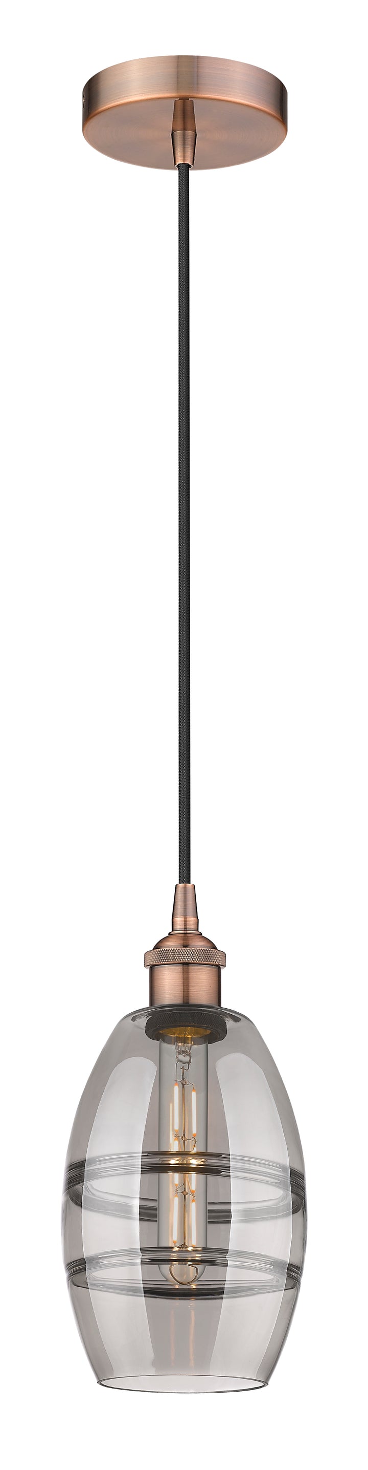 Innovations Lighting Vaz 6" Mini Pendant - Antique Copper Mini-Pendants Innovations Lighting   