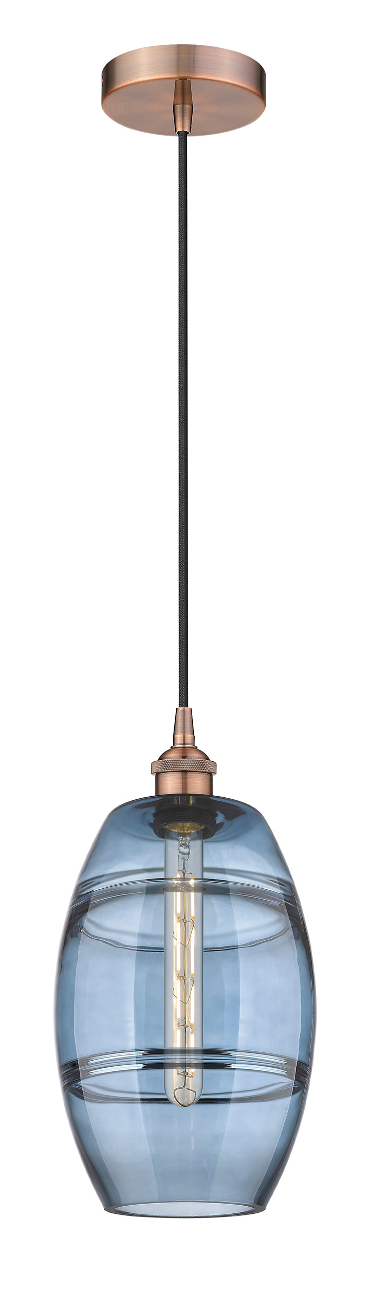 Innovations Lighting Vaz 8" Mini Pendant - Antique Copper Mini-Pendants Innovations Lighting   