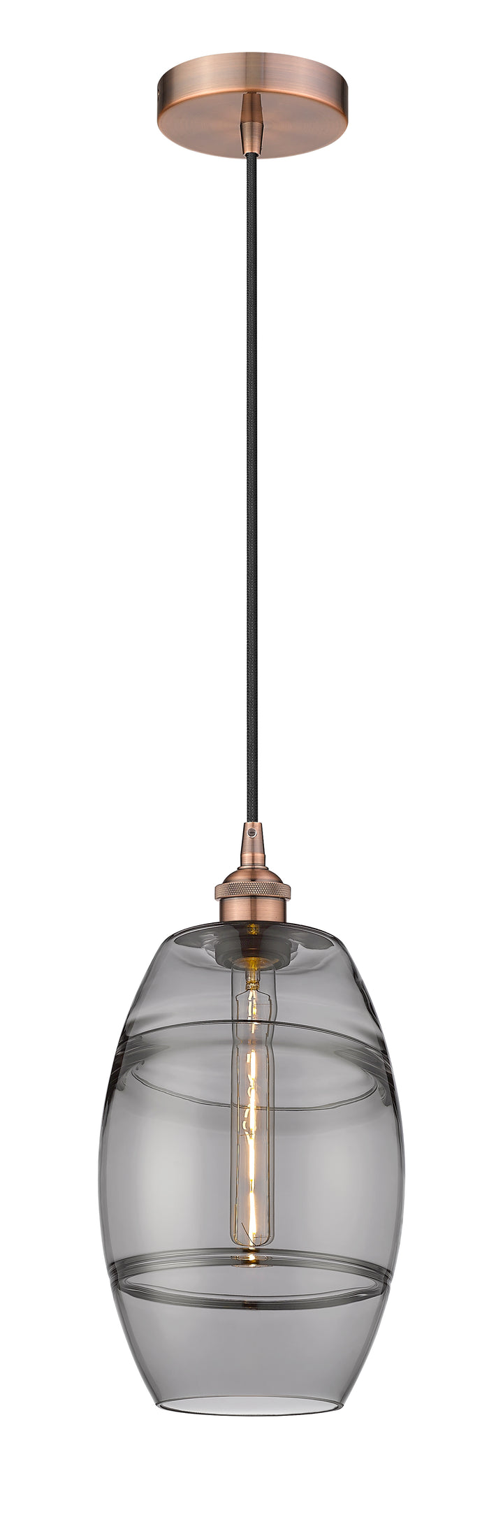 Innovations Lighting Vaz 8" Mini Pendant - Antique Copper Mini-Pendants Innovations Lighting   