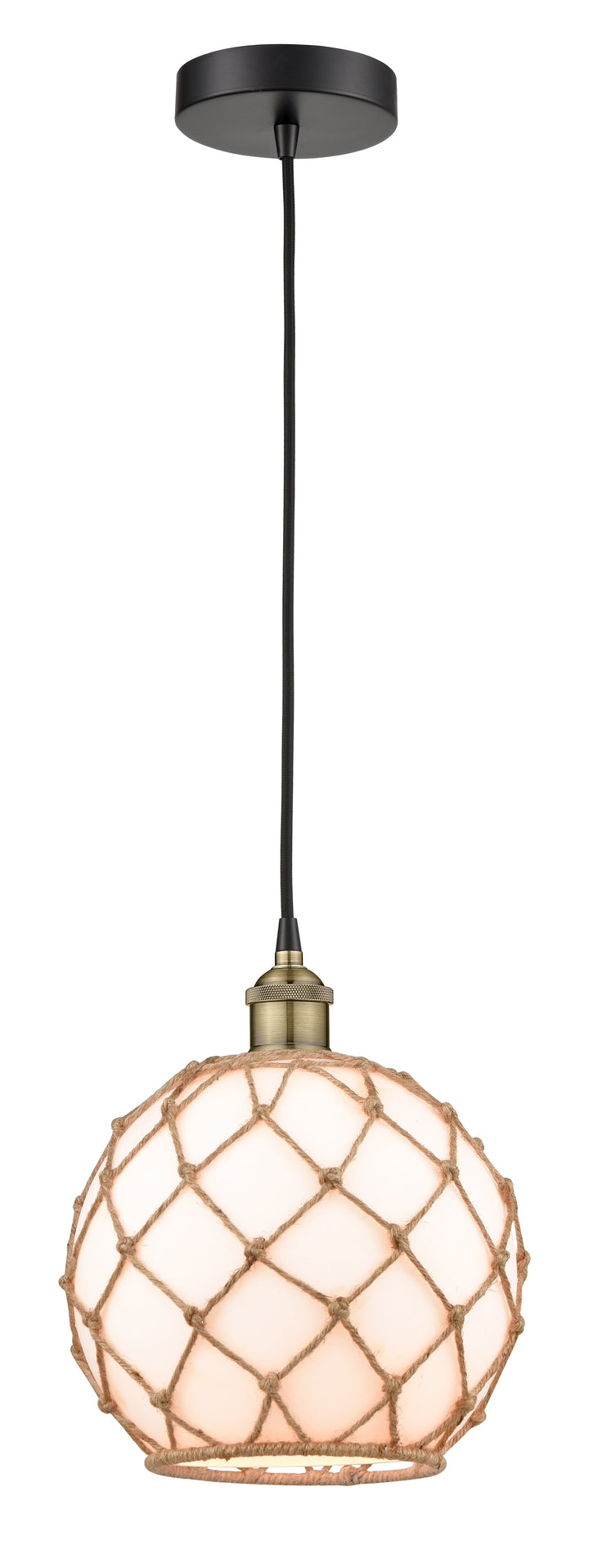 Innovations Lighting Edison 10" Mini Pendant - Black Antique Brass