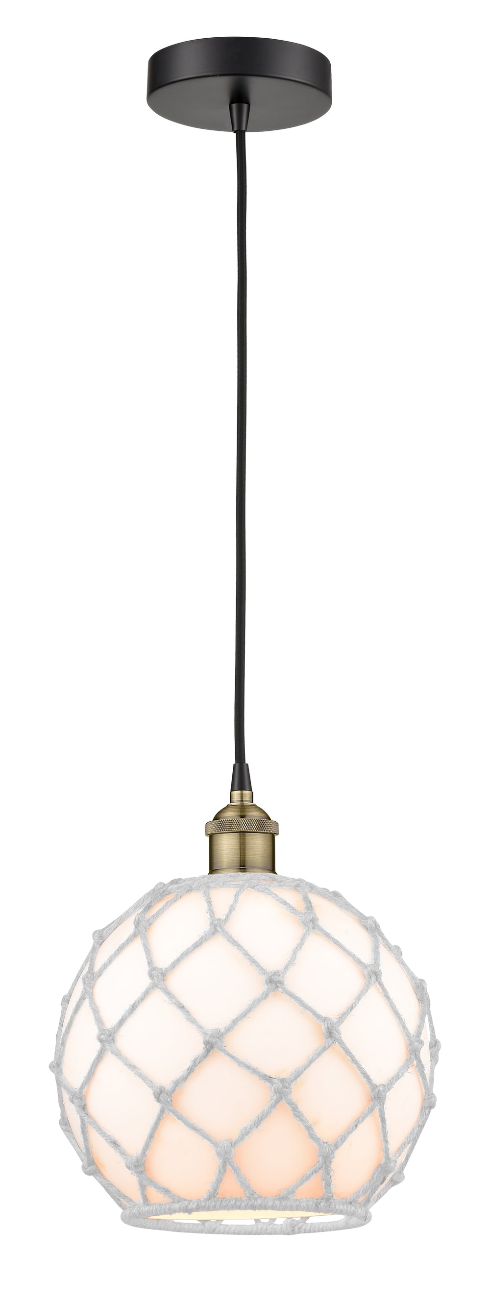 Innovations Lighting Edison 10" Mini Pendant - Black Antique Brass