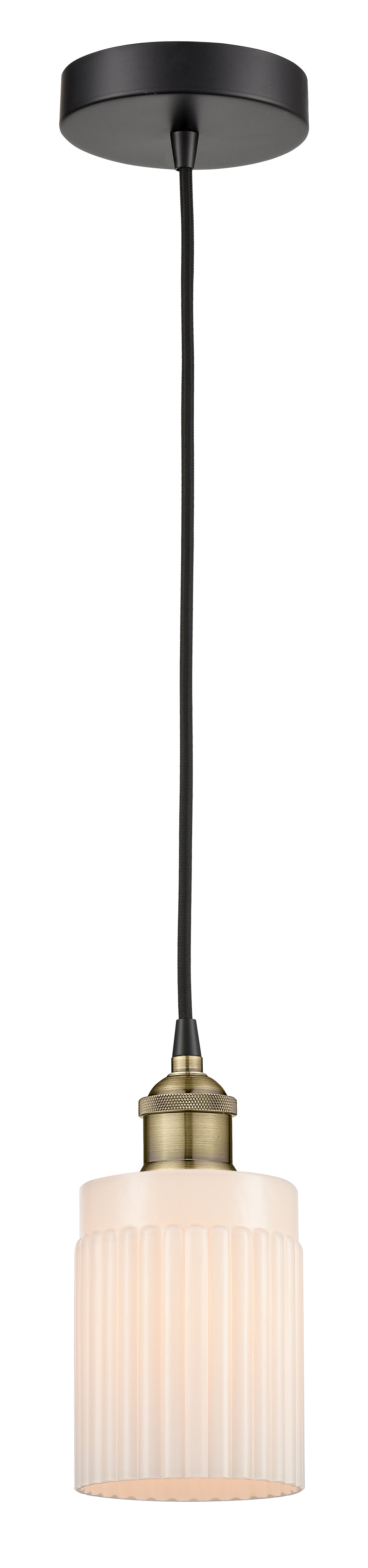 Innovations Lighting Hadley 5" Mini Pendant - Black Antique Brass