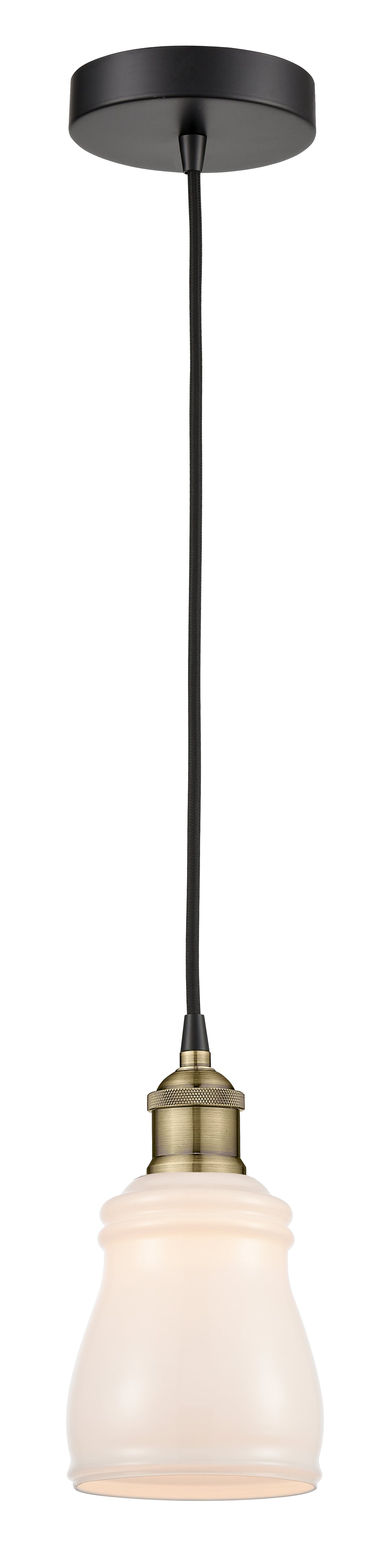 Innovations Lighting Ellery 5" Mini Pendant - Black Antique Brass