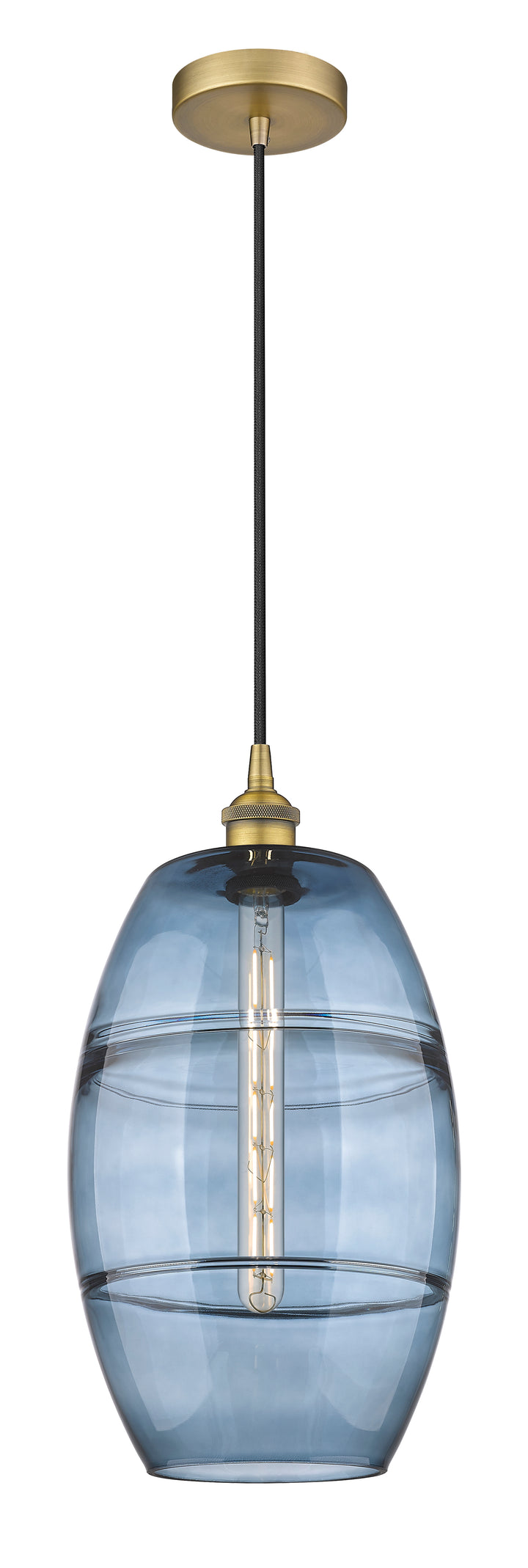 Innovations Lighting Vaz 10" Mini Pendant - Brushed Brass