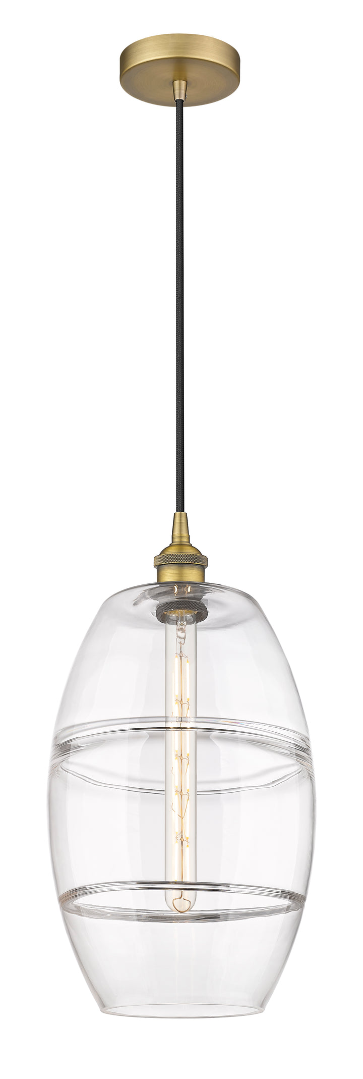 Innovations Lighting Vaz 10" Mini Pendant - Brushed Brass Mini-Pendants Innovations Lighting   