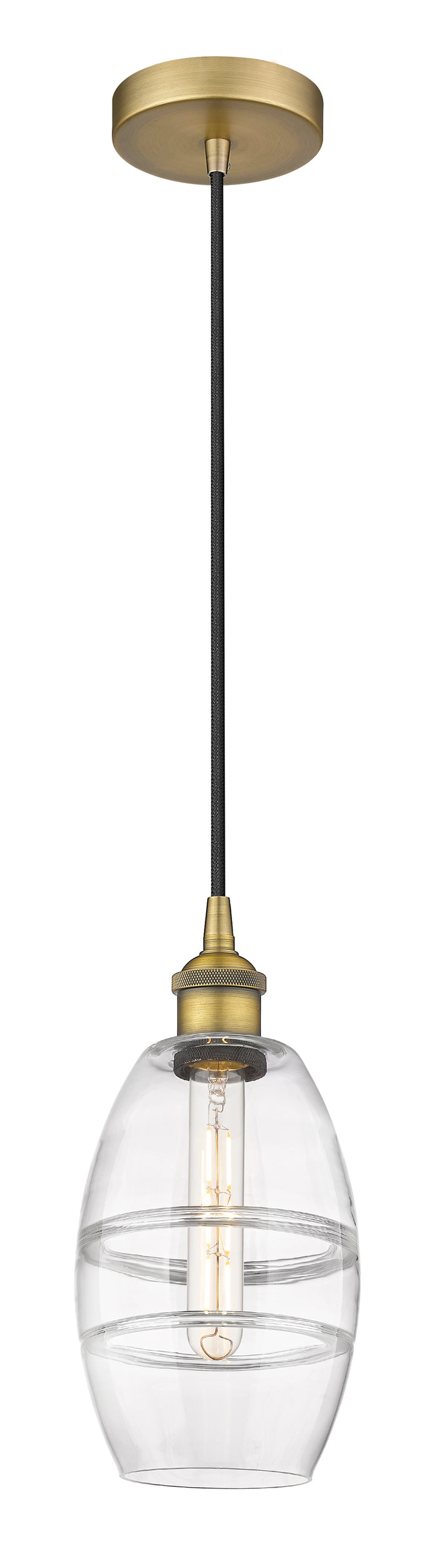 Innovations Lighting Vaz 6" Mini Pendant - Brushed Brass Mini-Pendants Innovations Lighting   