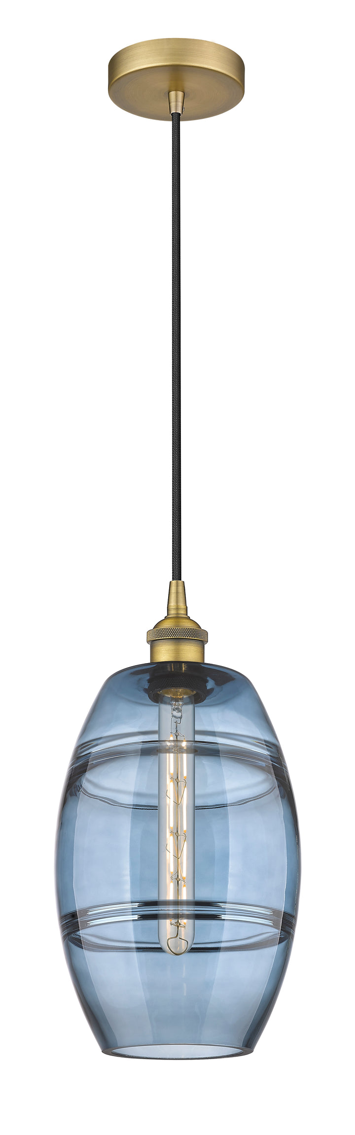 Innovations Lighting Vaz 8" Mini Pendant - Brushed Brass Mini-Pendants Innovations Lighting   