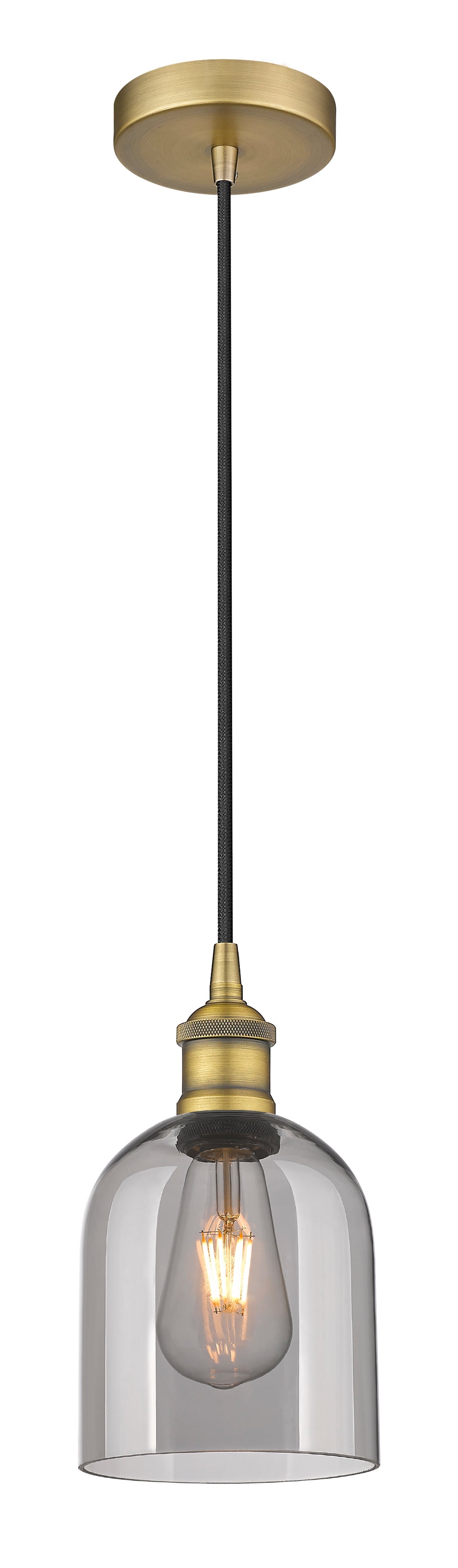 Innovations Lighting Bella 6" Mini Pendant - Brushed Brass Mini-Pendants Innovations Lighting   