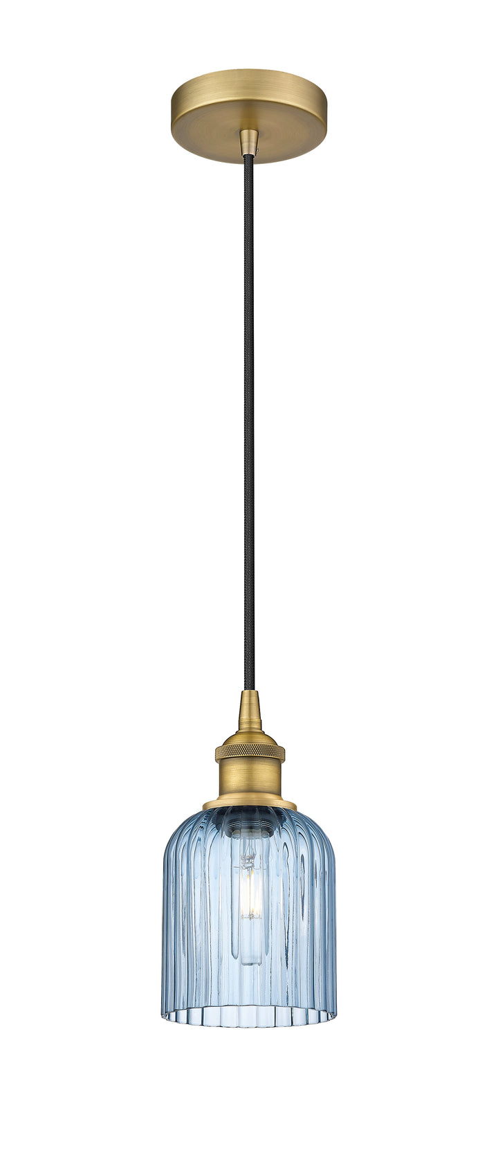 Innovations Lighting Bridal Veil 5" Mini Pendant - Brushed Brass Mini-Pendants Innovations Lighting   