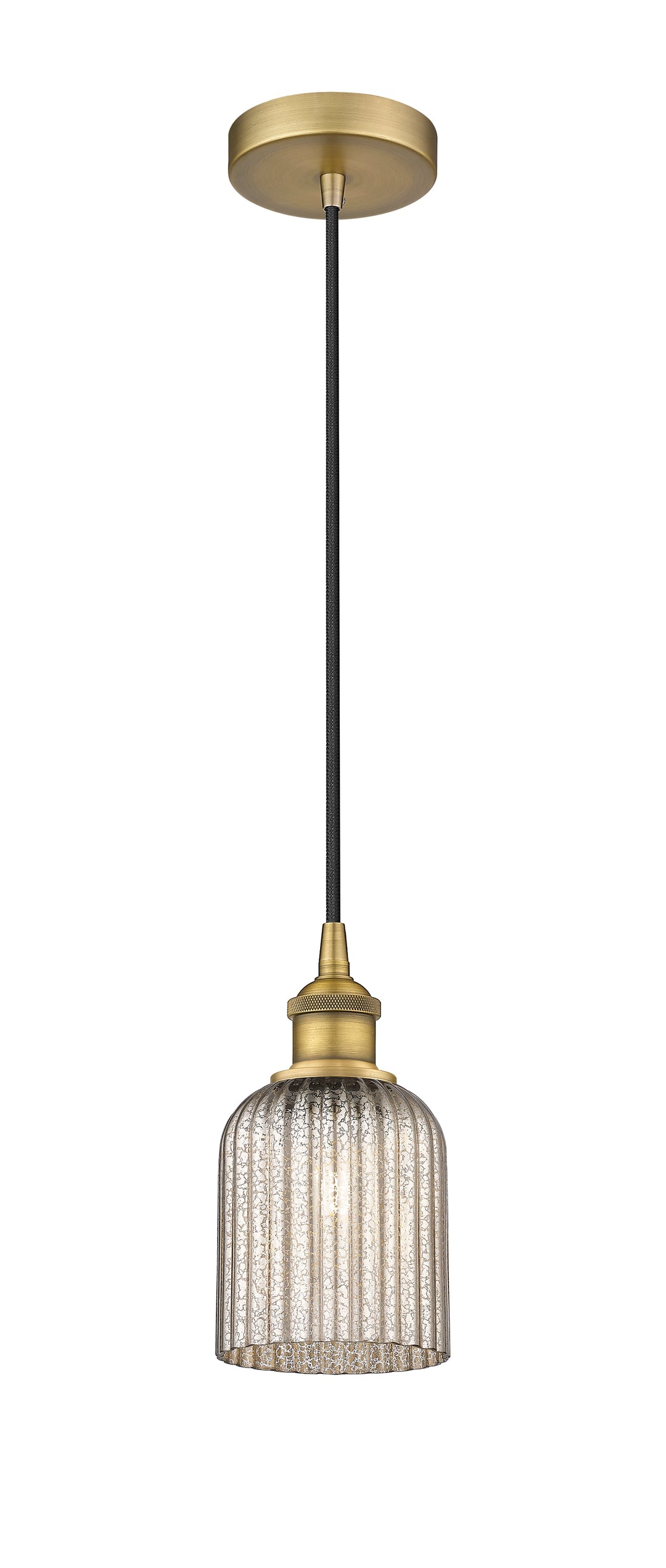 Innovations Lighting Bridal Veil 5" Mini Pendant - Brushed Brass Mini-Pendants Innovations Lighting   