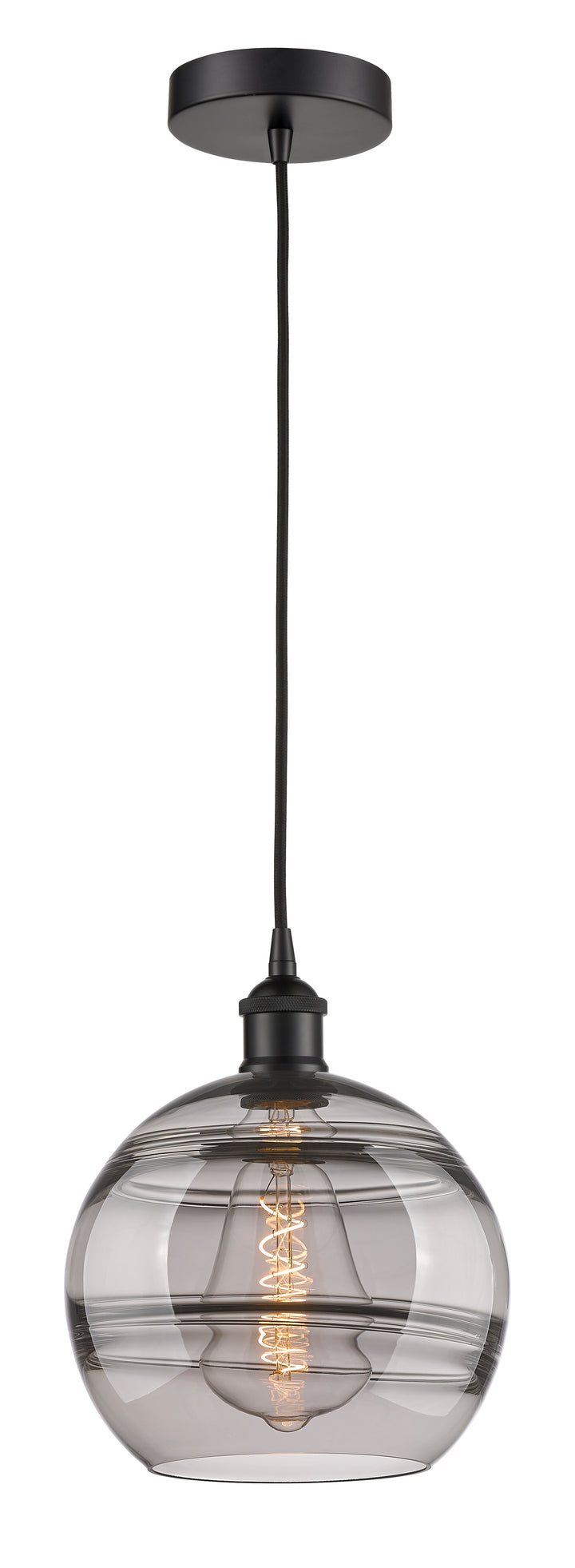 Innovations Lighting Rochester 10" Mini Pendant - Matte Black Mini-Pendants Innovations Lighting   