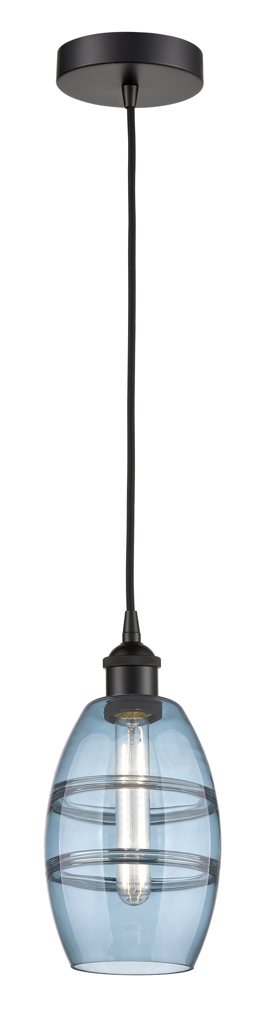 Innovations Lighting Vaz 6" Mini Pendant - Matte Black Mini-Pendants Innovations Lighting   