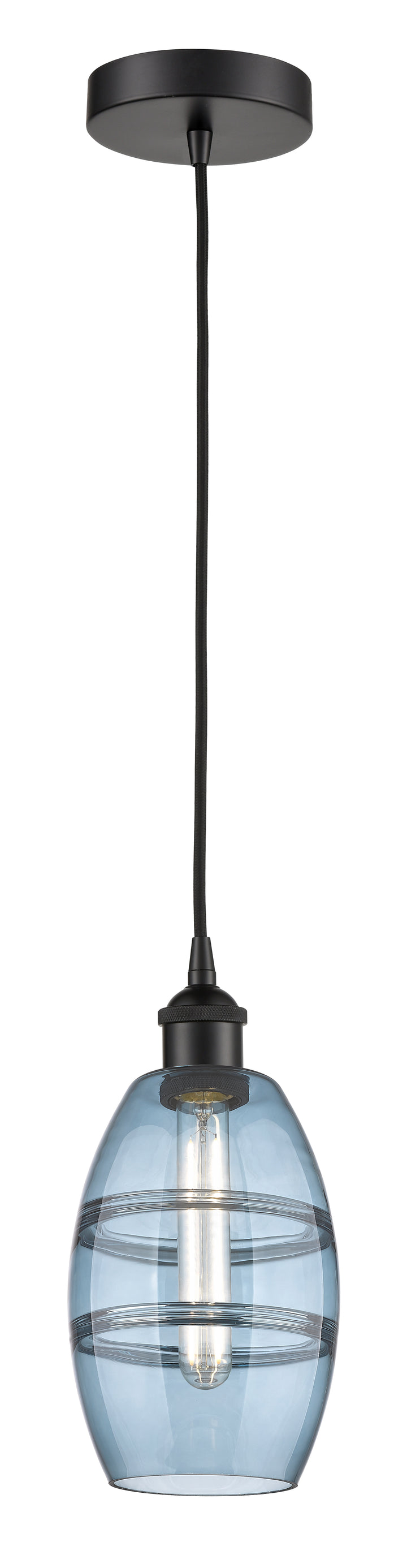 Innovations Lighting Vaz 6" Mini Pendant - Matte Black