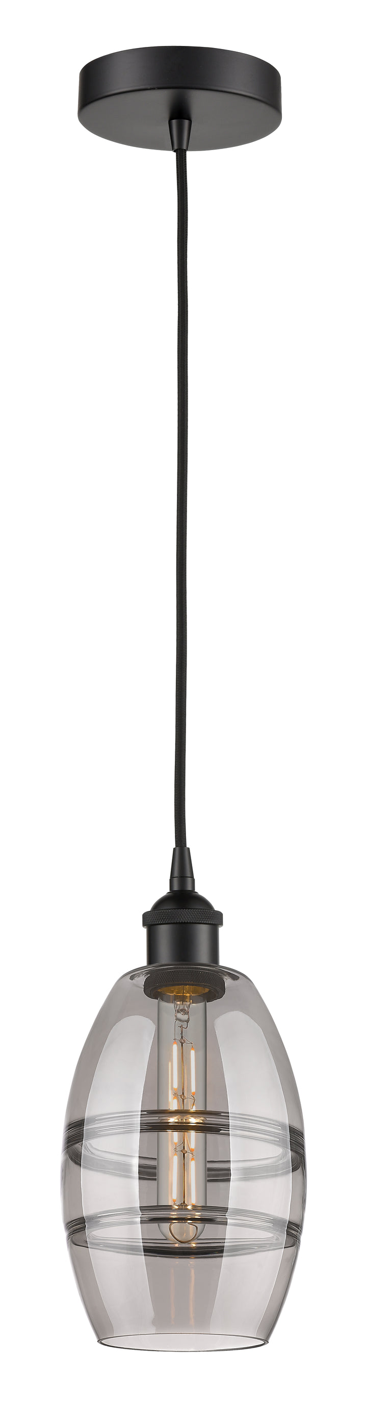 Innovations Lighting Vaz 6" Mini Pendant - Matte Black