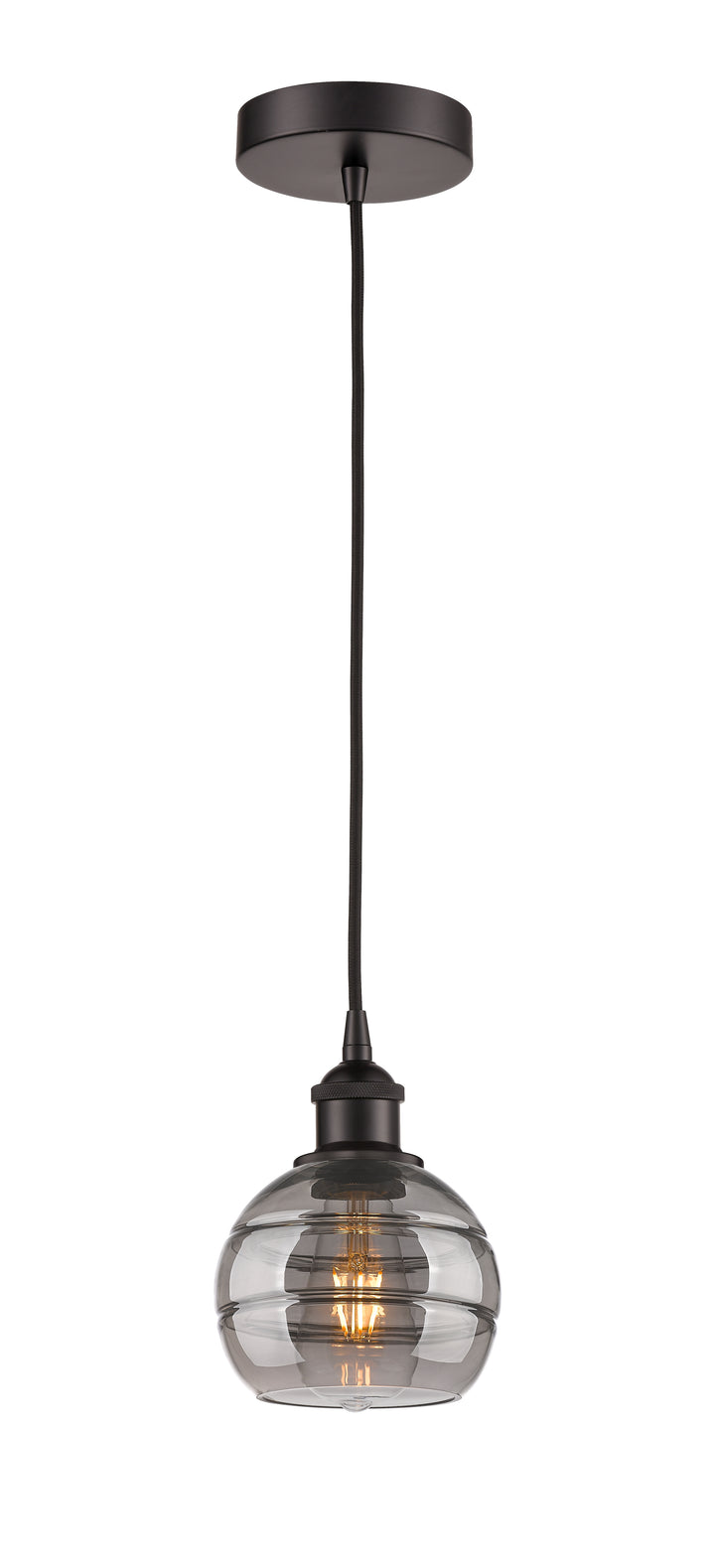 Innovations Lighting Rochester 6" Mini Pendant - Oil Rubbed Bronze Mini-Pendants Innovations Lighting   