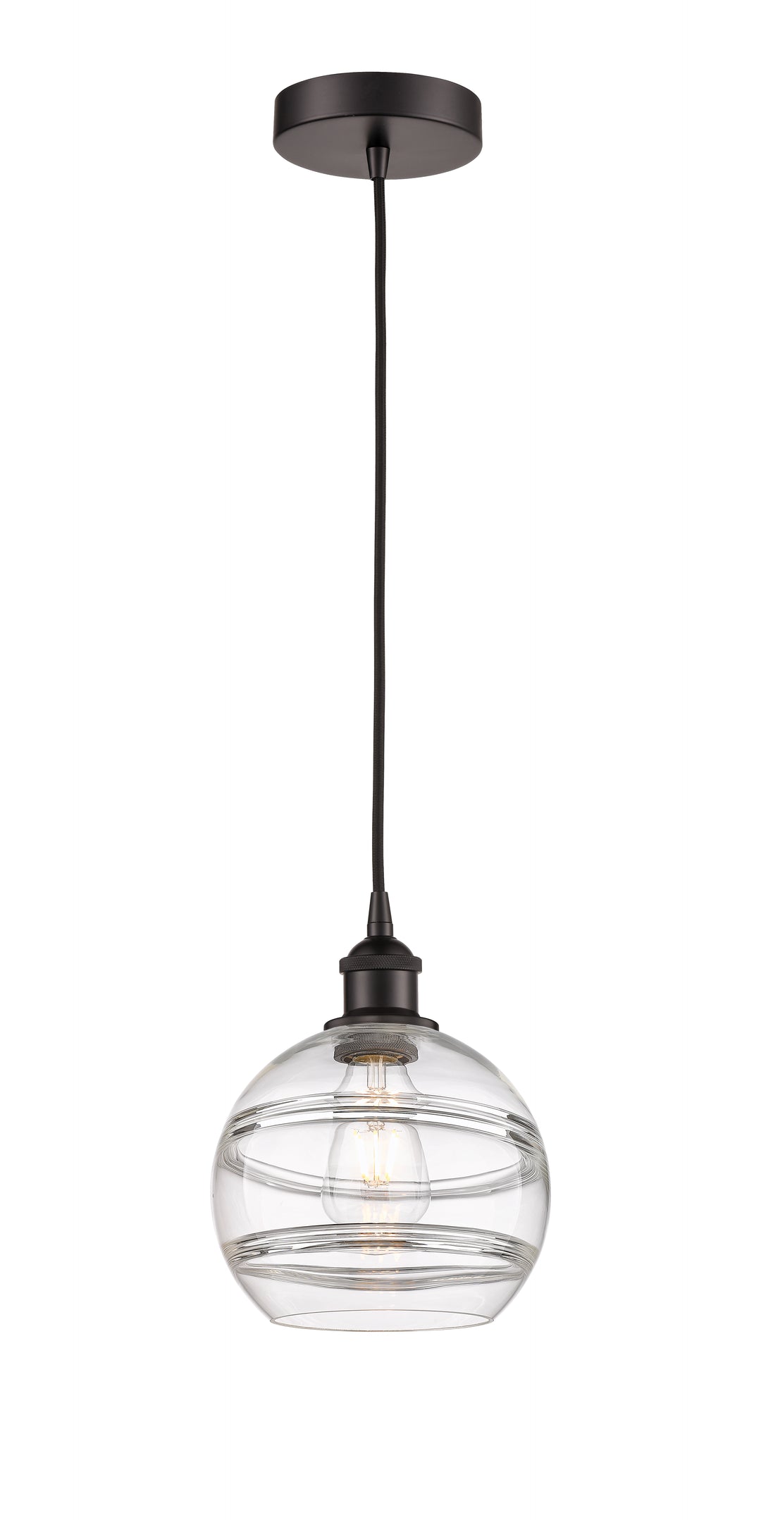 Innovations Lighting Rochester 8" Mini Pendant - Oil Rubbed Bronze