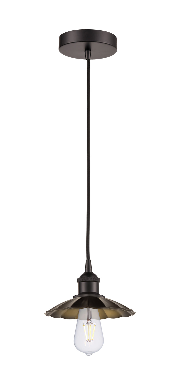 Innovations Lighting Scallop 7.5" Mini Pendant - Oil Rubbed Bronze Mini-Pendants Innovations Lighting   