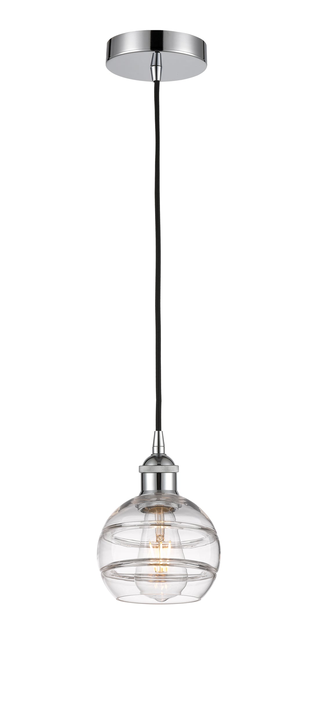 Innovations Lighting Rochester 6" Mini Pendant - Polished Chrome Mini-Pendants Innovations Lighting   