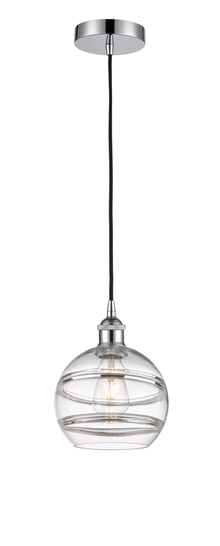 Innovations Lighting Rochester 8" Mini Pendant - Polished Chrome