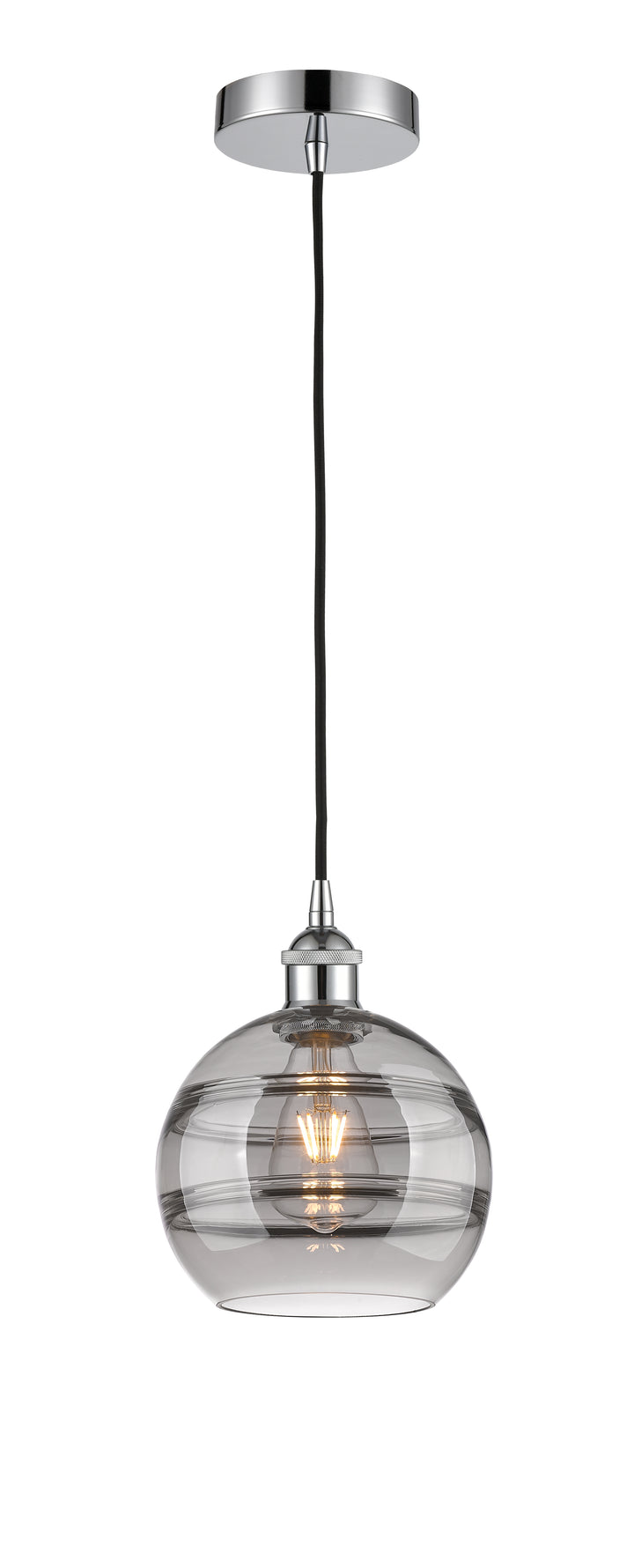 Innovations Lighting Rochester 8" Mini Pendant - Polished Chrome Mini-Pendants Innovations Lighting   