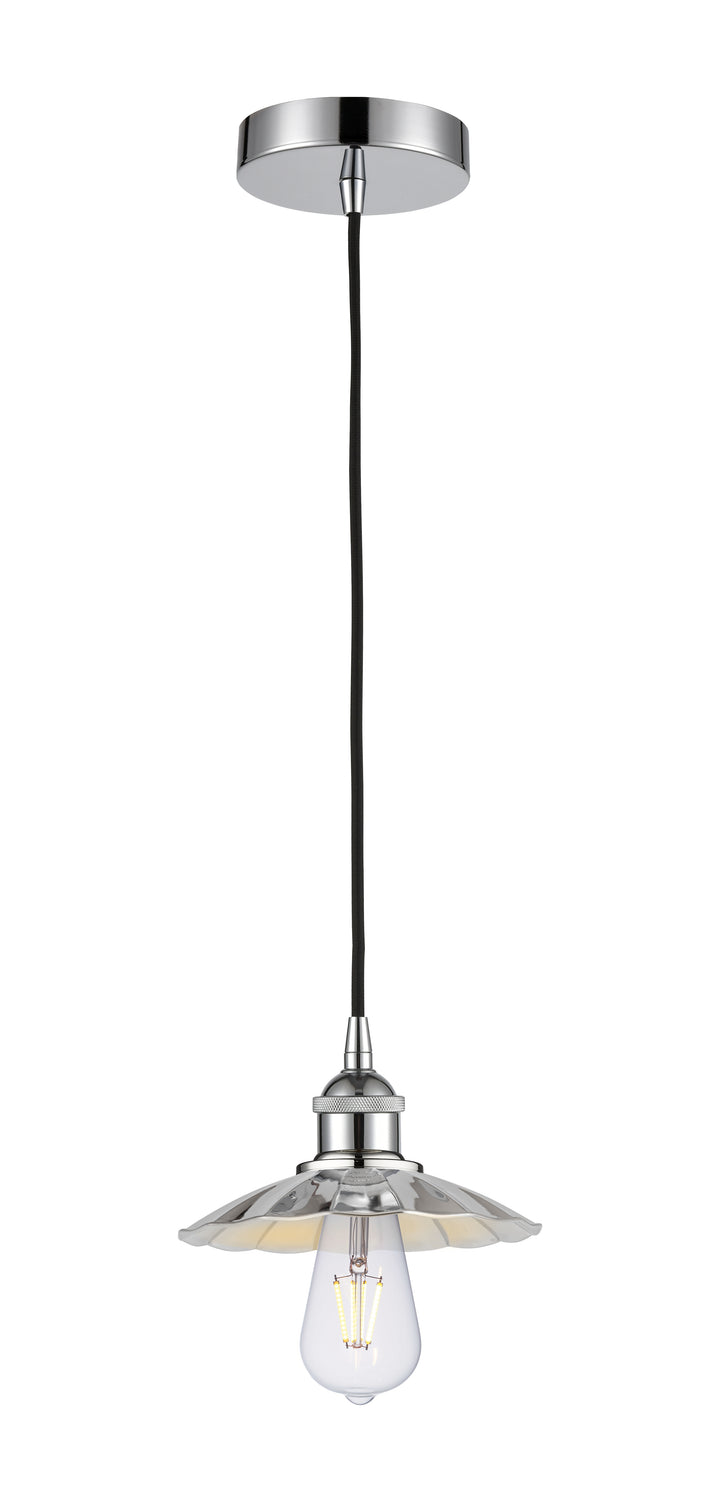 Innovations Lighting Scallop 7.5" Mini Pendant - Polished Chrome Mini-Pendants Innovations Lighting   