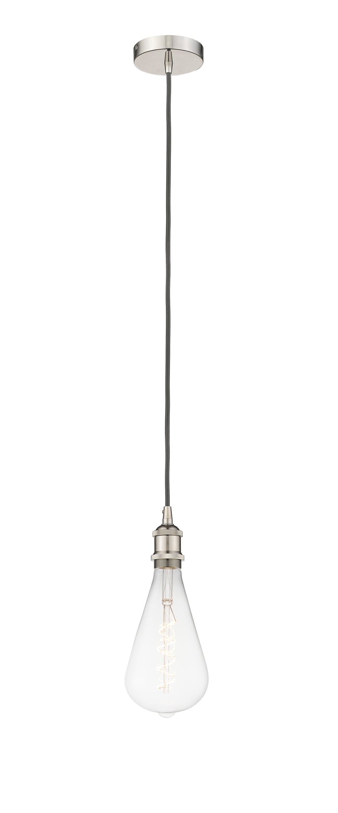 Innovations Lighting Edison Mini Pendant - Polished Nickel