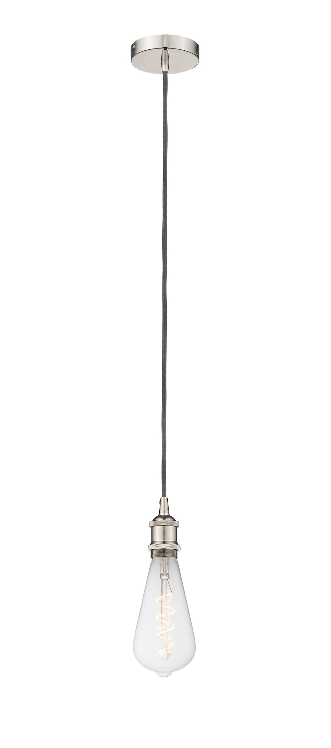 Innovations Lighting Edison Mini Pendant - Polished Nickel Mini-Pendants Innovations Lighting   