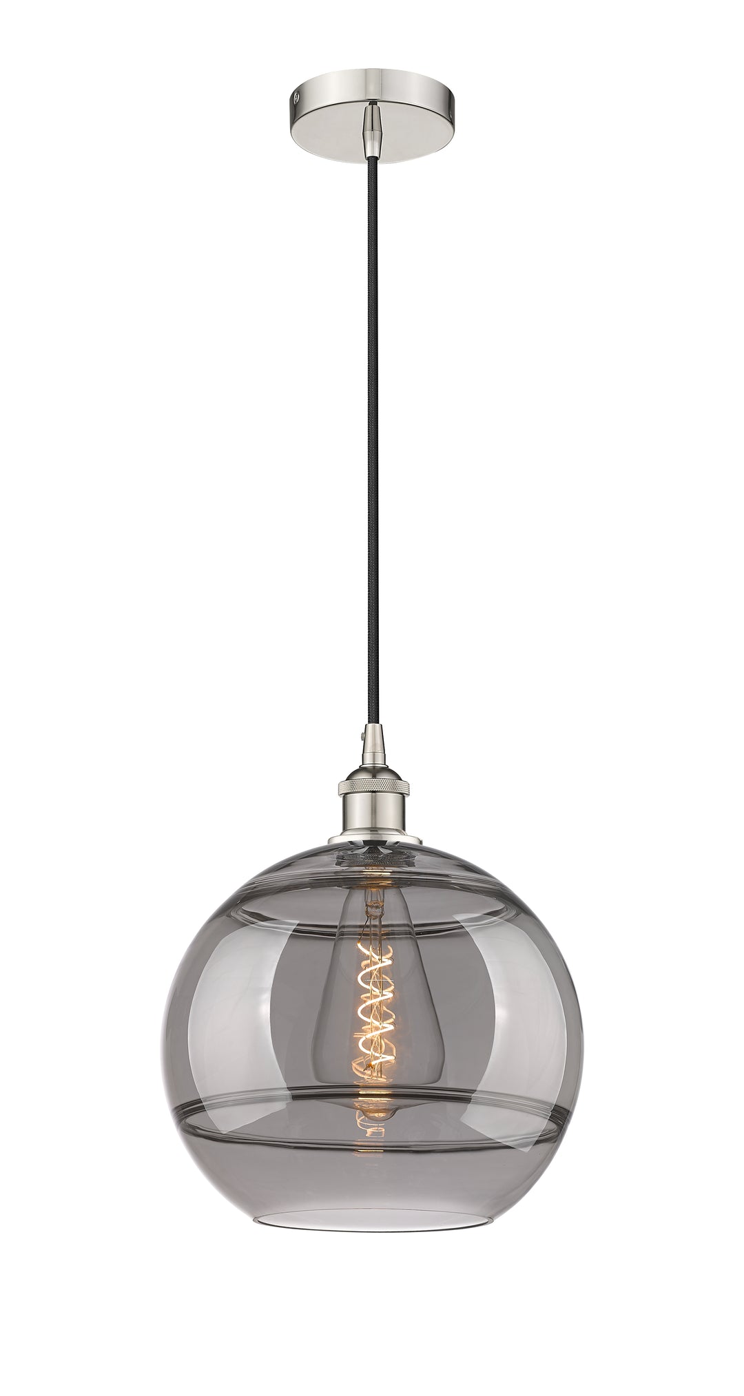 Innovations Lighting Rochester 12" Mini Pendant - Polished Nickel Mini-Pendants Innovations Lighting   