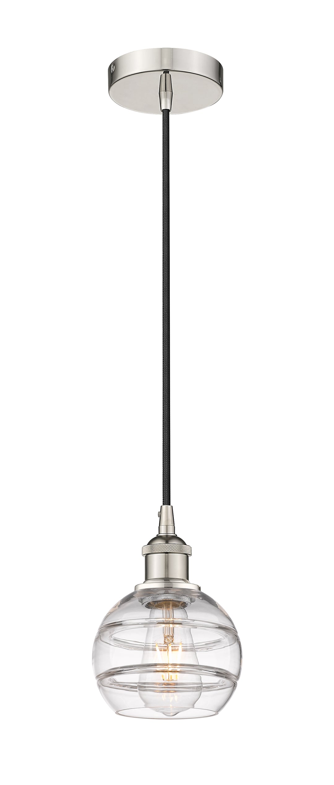 Innovations Lighting Rochester 6" Mini Pendant - Polished Nickel