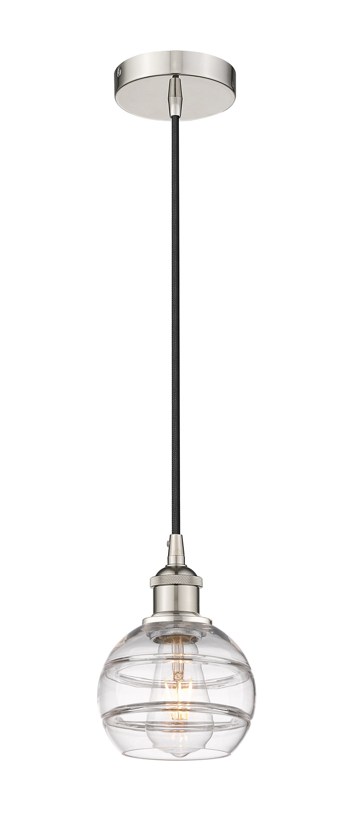 Innovations Lighting Rochester 6" Mini Pendant - Polished Nickel Mini-Pendants Innovations Lighting   