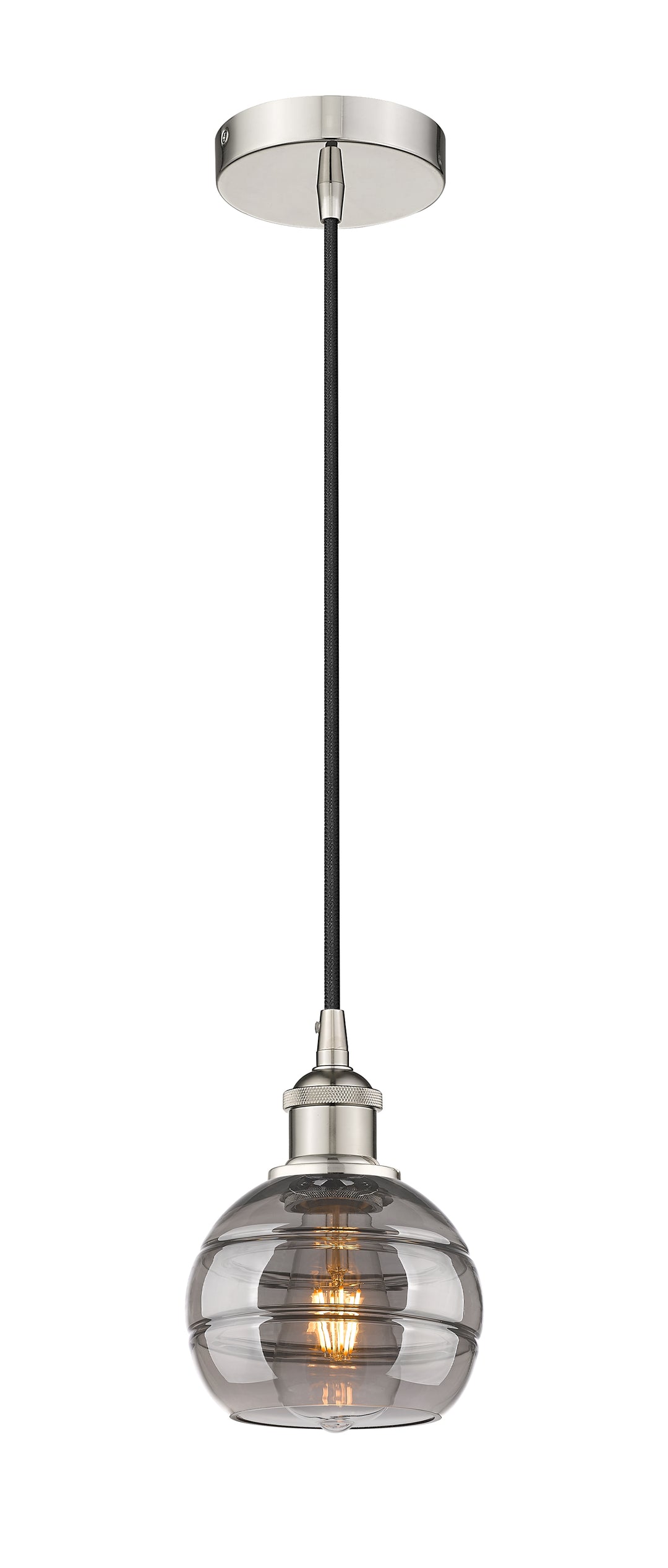 Innovations Lighting Rochester 6" Mini Pendant - Polished Nickel Mini-Pendants Innovations Lighting   