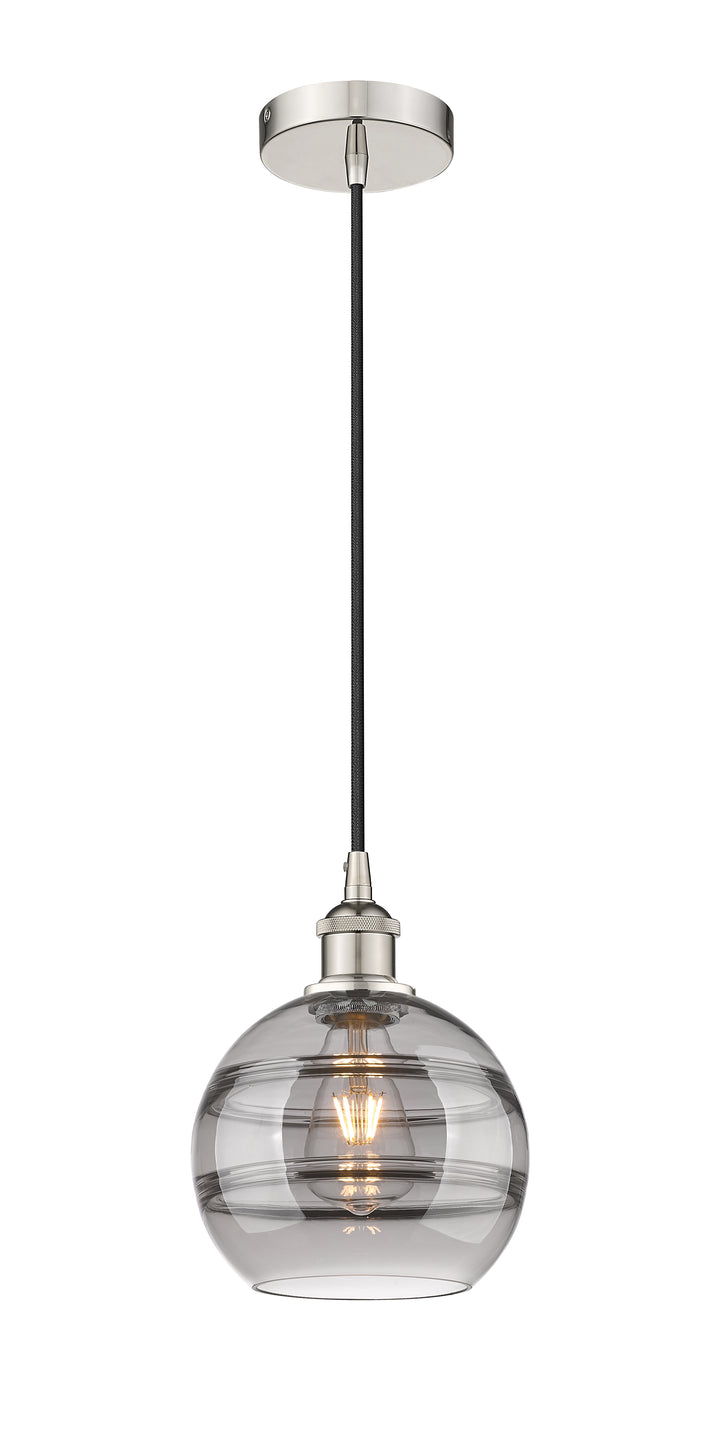 Innovations Lighting Rochester 8" Mini Pendant - Polished Nickel Mini-Pendants Innovations Lighting   