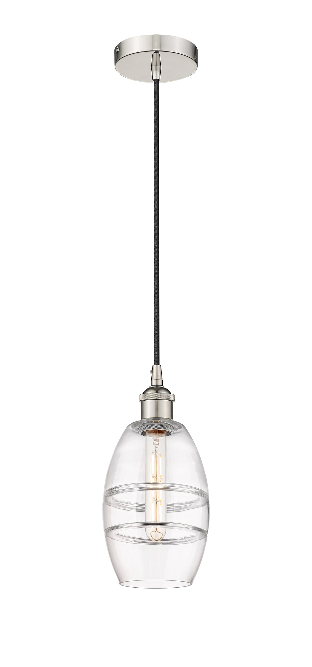 Innovations Lighting Vaz 6" Mini Pendant - Polished Nickel Mini-Pendants Innovations Lighting   