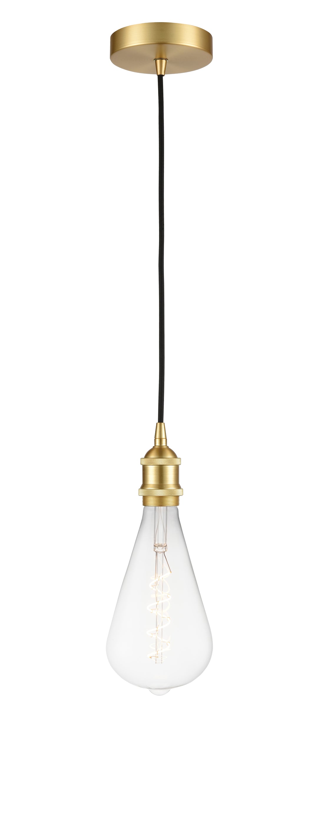 Innovations Lighting Edison Mini Pendant - Satin Gold Mini-Pendants Innovations Lighting   