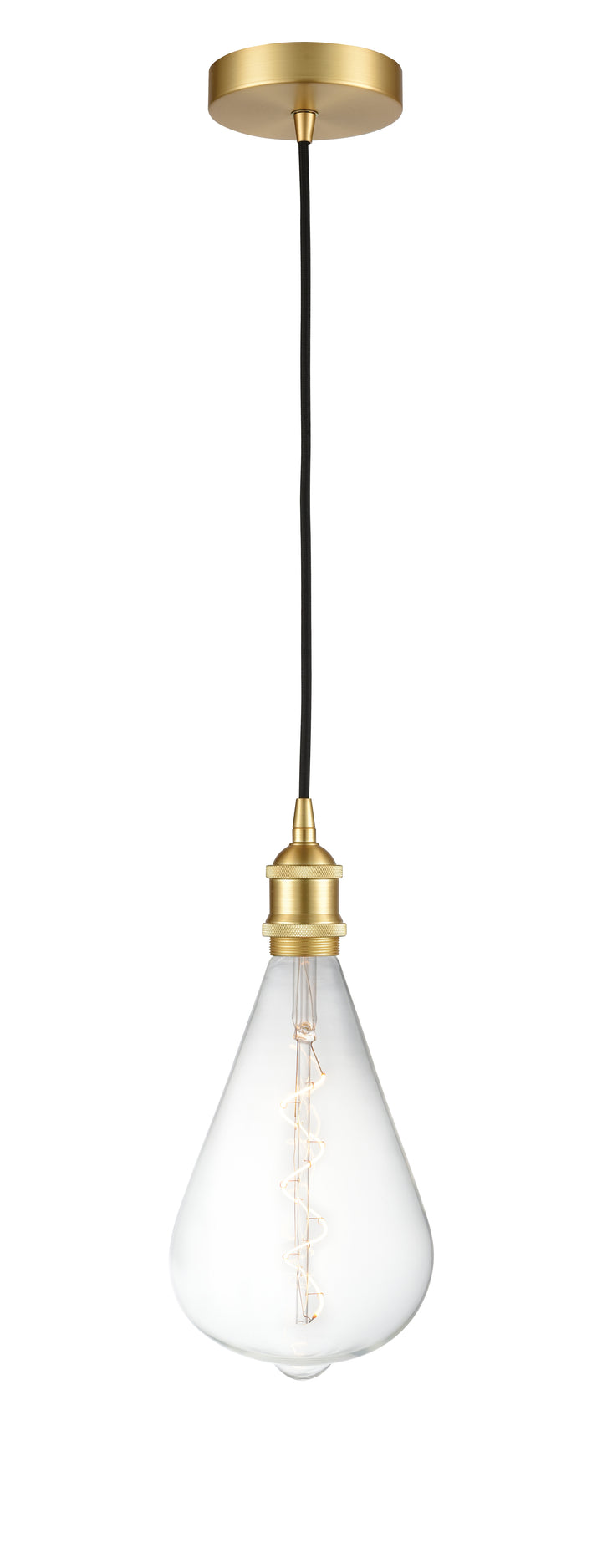 Innovations Lighting Edison Mini Pendant - Satin Gold Mini-Pendants Innovations Lighting   