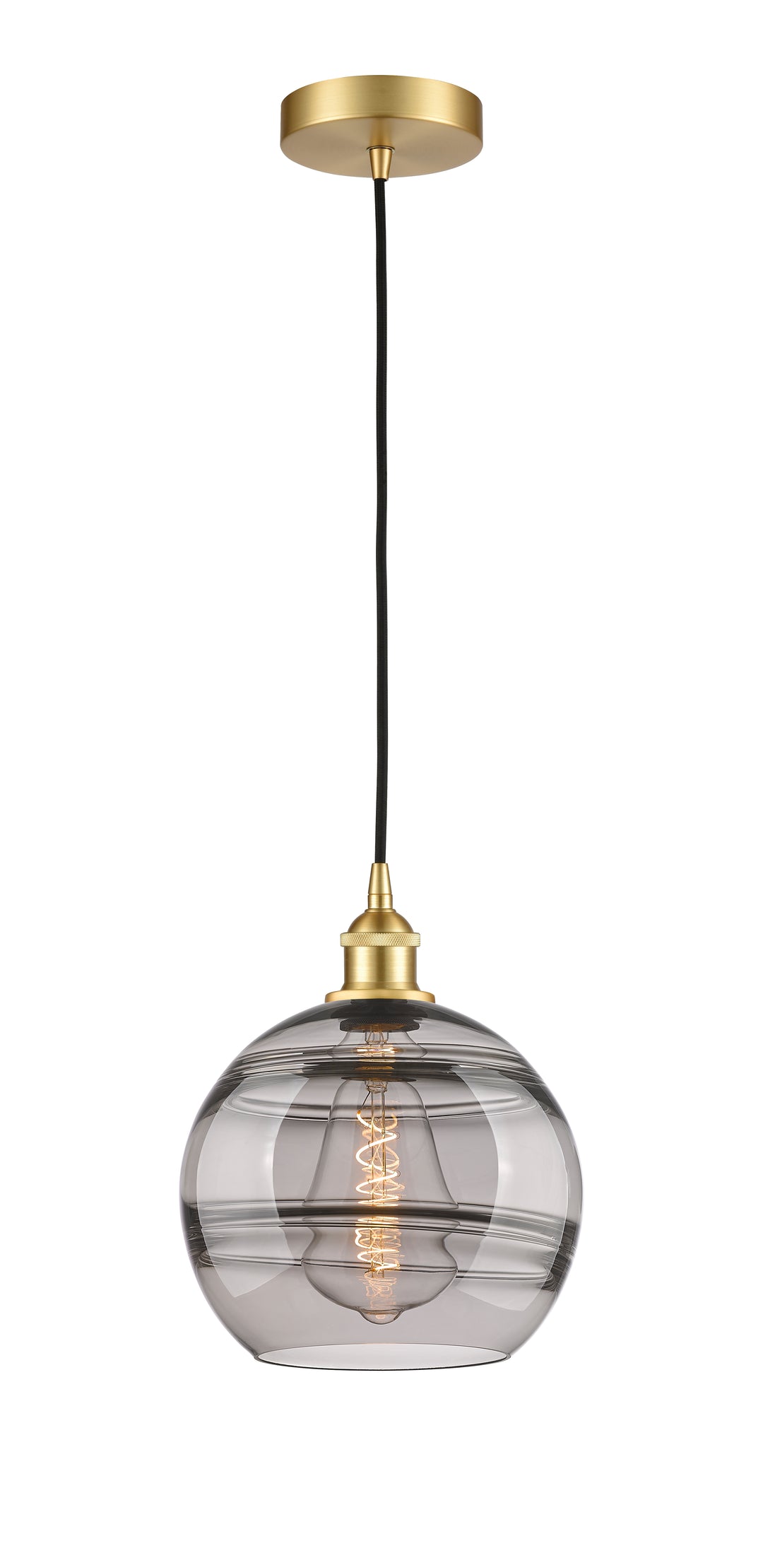 Innovations Lighting Rochester 10" Mini Pendant - Satin Gold Mini-Pendants Innovations Lighting   