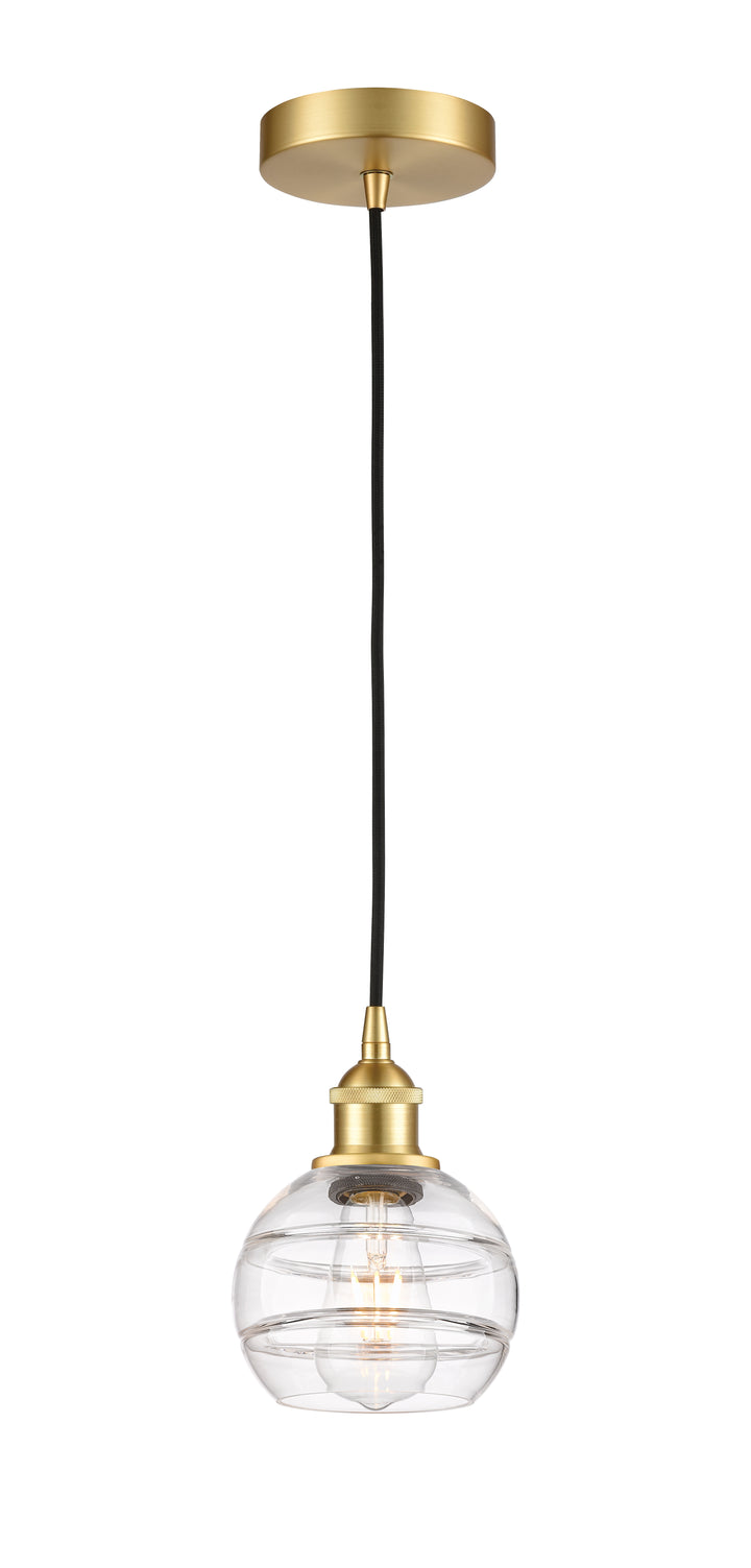 Innovations Lighting Rochester 6" Mini Pendant - Satin Gold