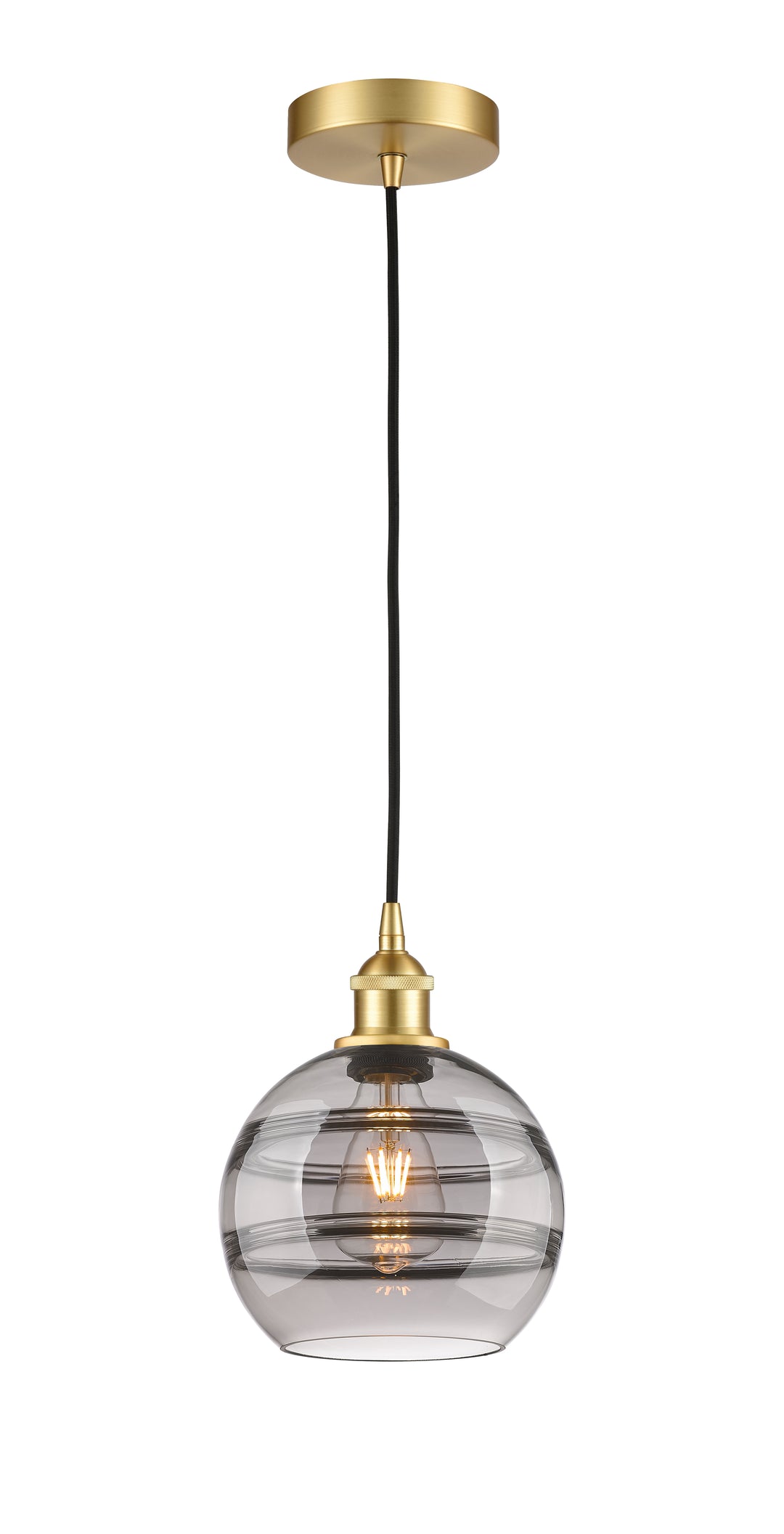 Innovations Lighting Rochester 8" Mini Pendant - Satin Gold