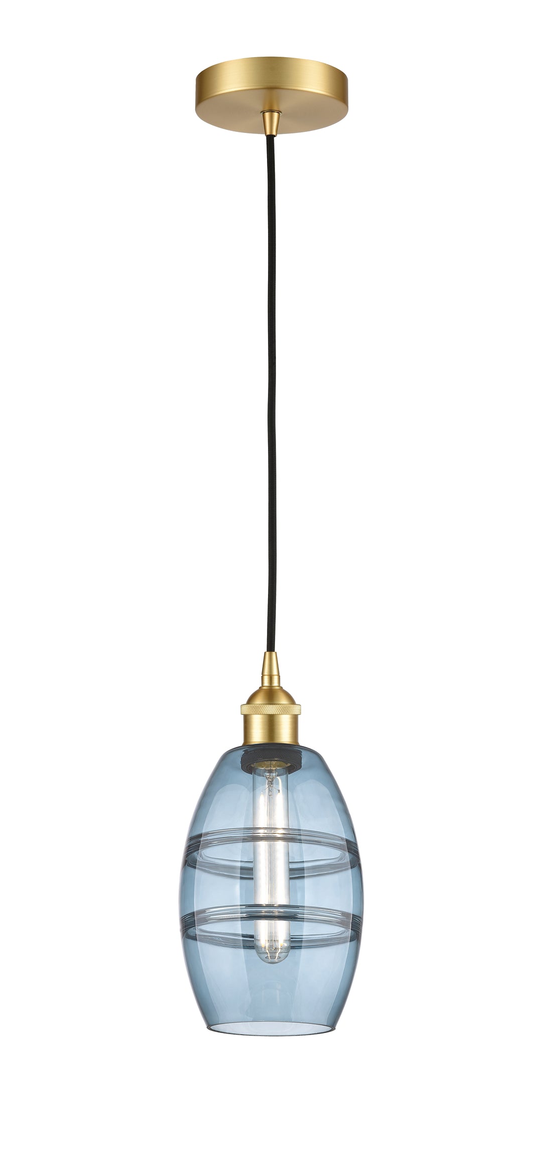 Innovations Lighting Vaz 6" Mini Pendant - Satin Gold Mini-Pendants Innovations Lighting   