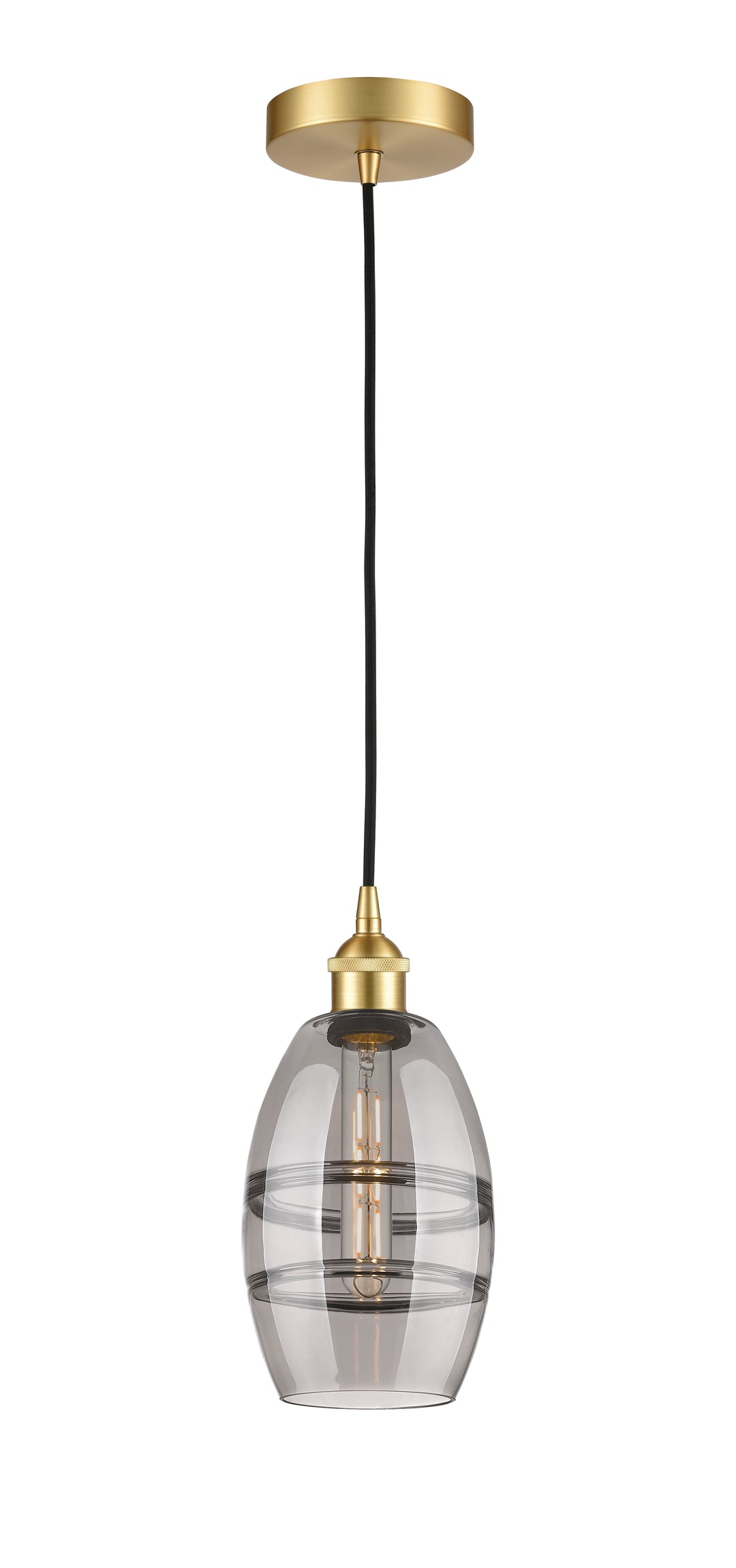 Innovations Lighting Vaz 6" Mini Pendant - Satin Gold Mini-Pendants Innovations Lighting   