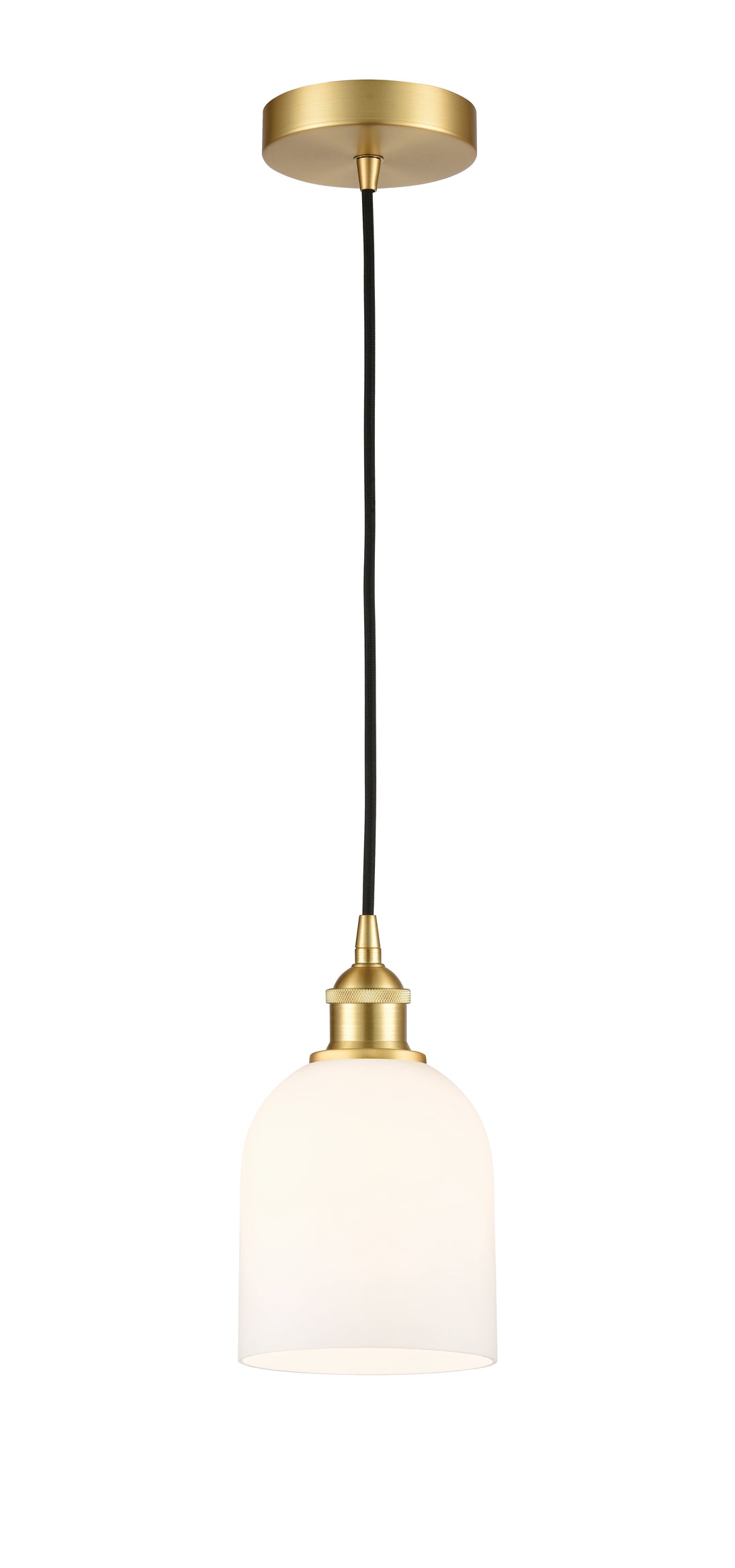 Innovations Lighting Bella 6" Mini Pendant - Satin Gold Mini-Pendants Innovations Lighting   