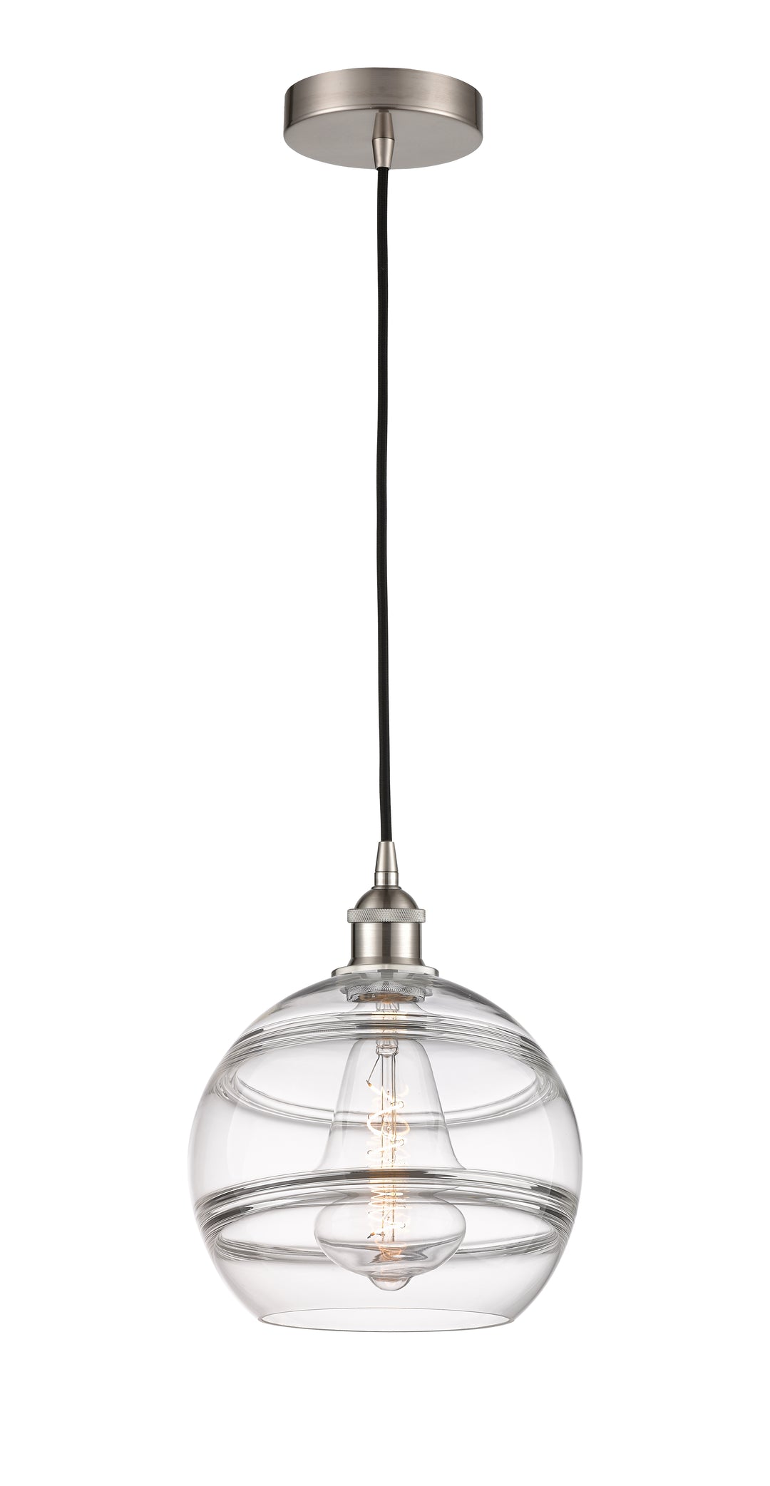 Innovations Lighting Rochester 10" Mini Pendant - Brushed Satin Nickel Mini-Pendants Innovations Lighting   