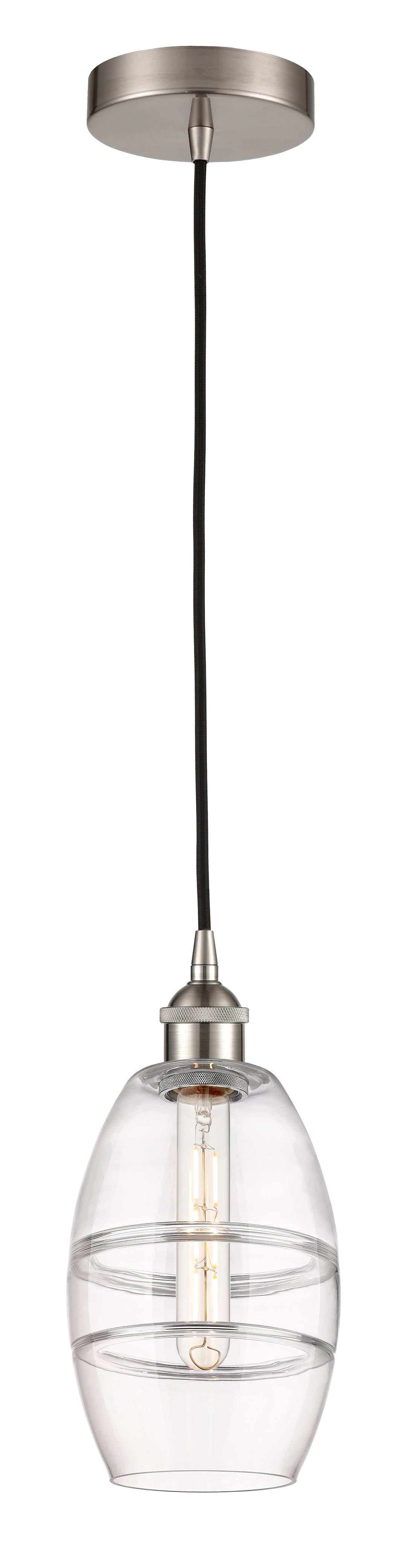 Innovations Lighting Vaz 6" Mini Pendant - Brushed Satin Nickel Mini-Pendants Innovations Lighting   