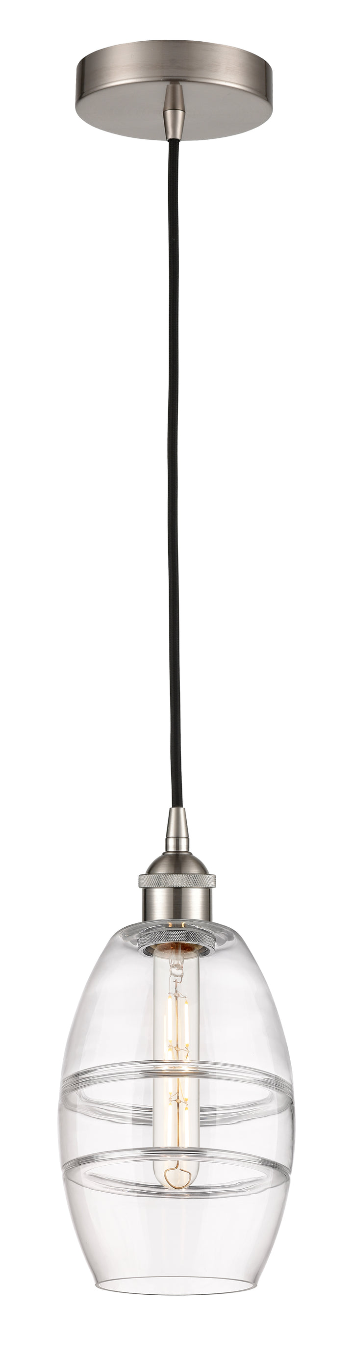 Innovations Lighting Vaz 6" Mini Pendant - Brushed Satin Nickel Mini-Pendants Innovations Lighting   